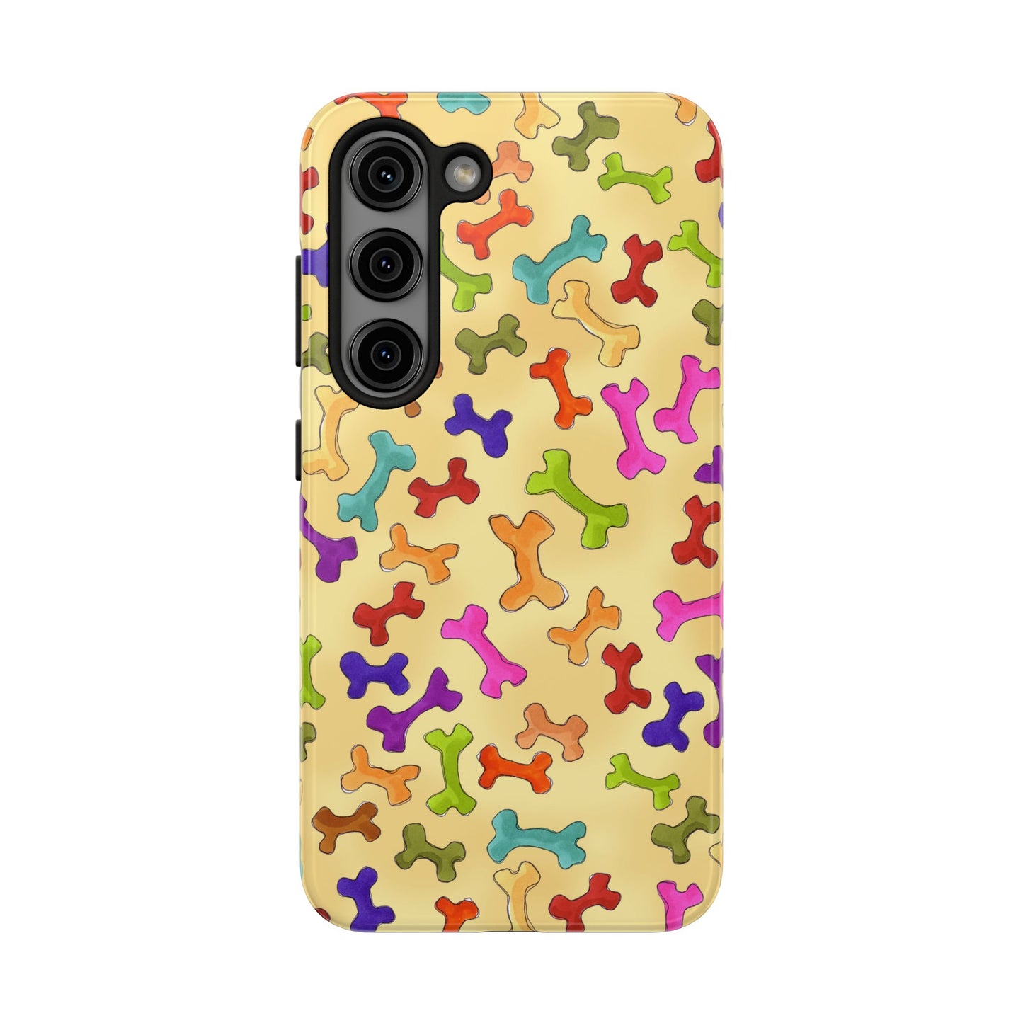 Happy Bones Yellow Phone Case