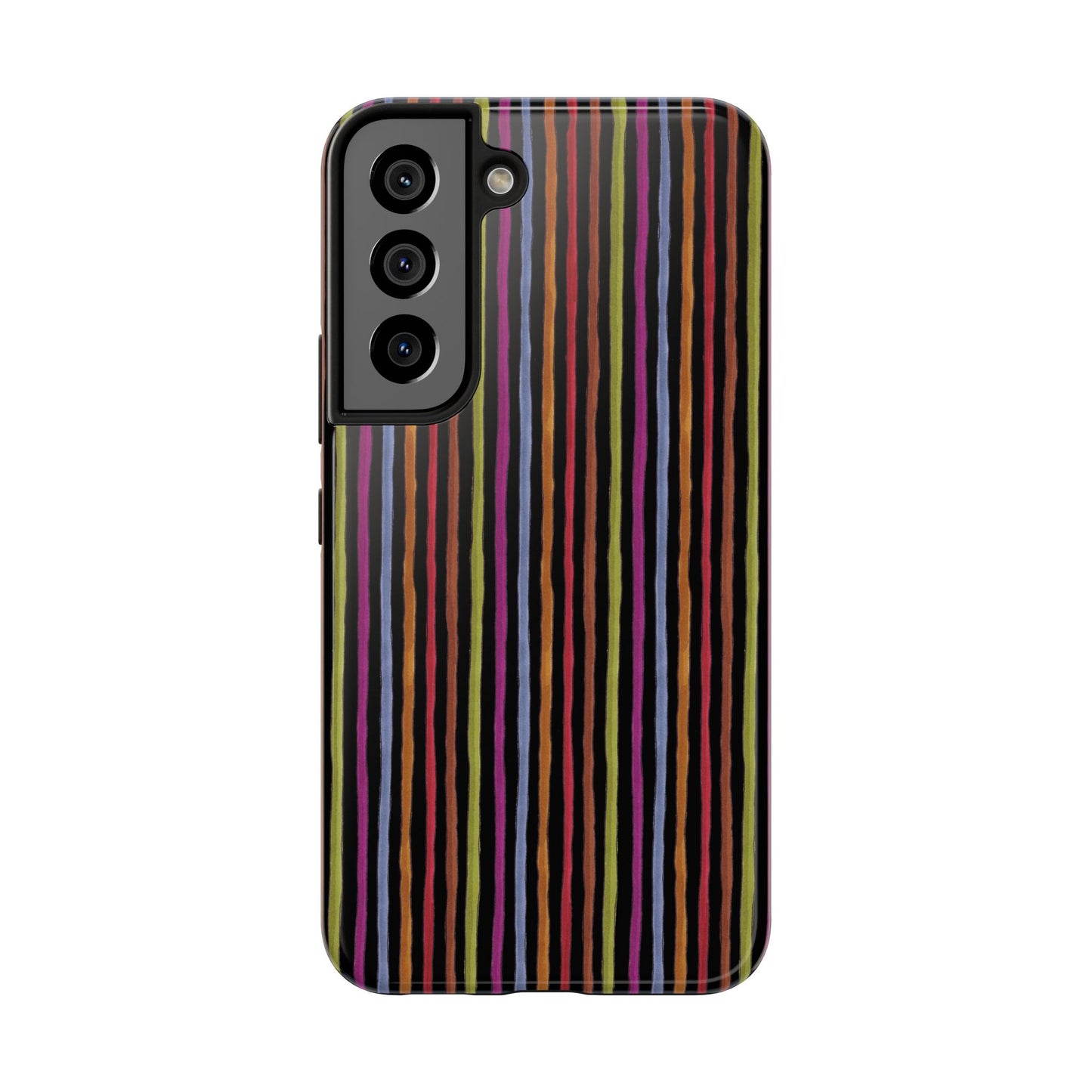 Stripe Black Phone Case