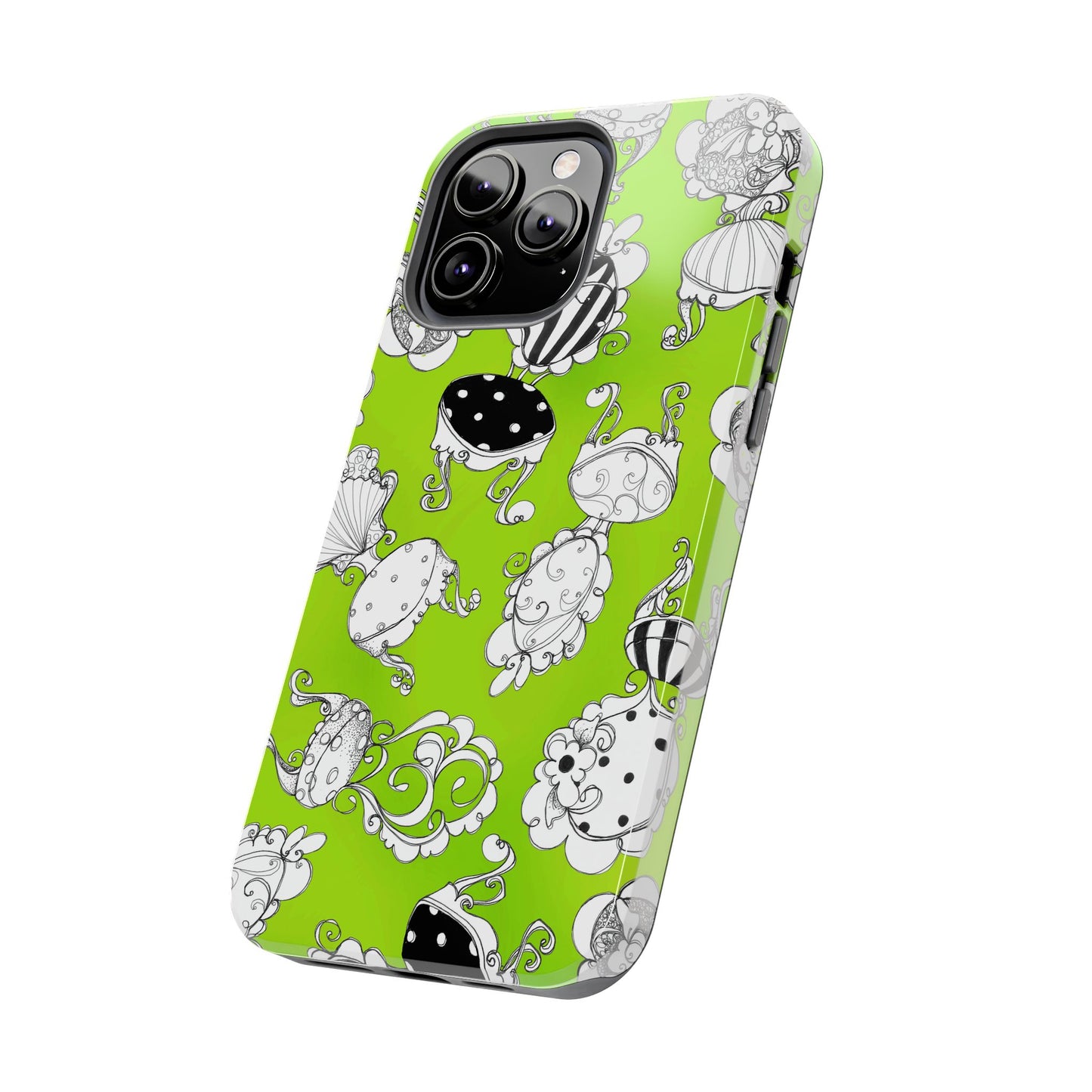 Bistro Chairs Lime Phone Case