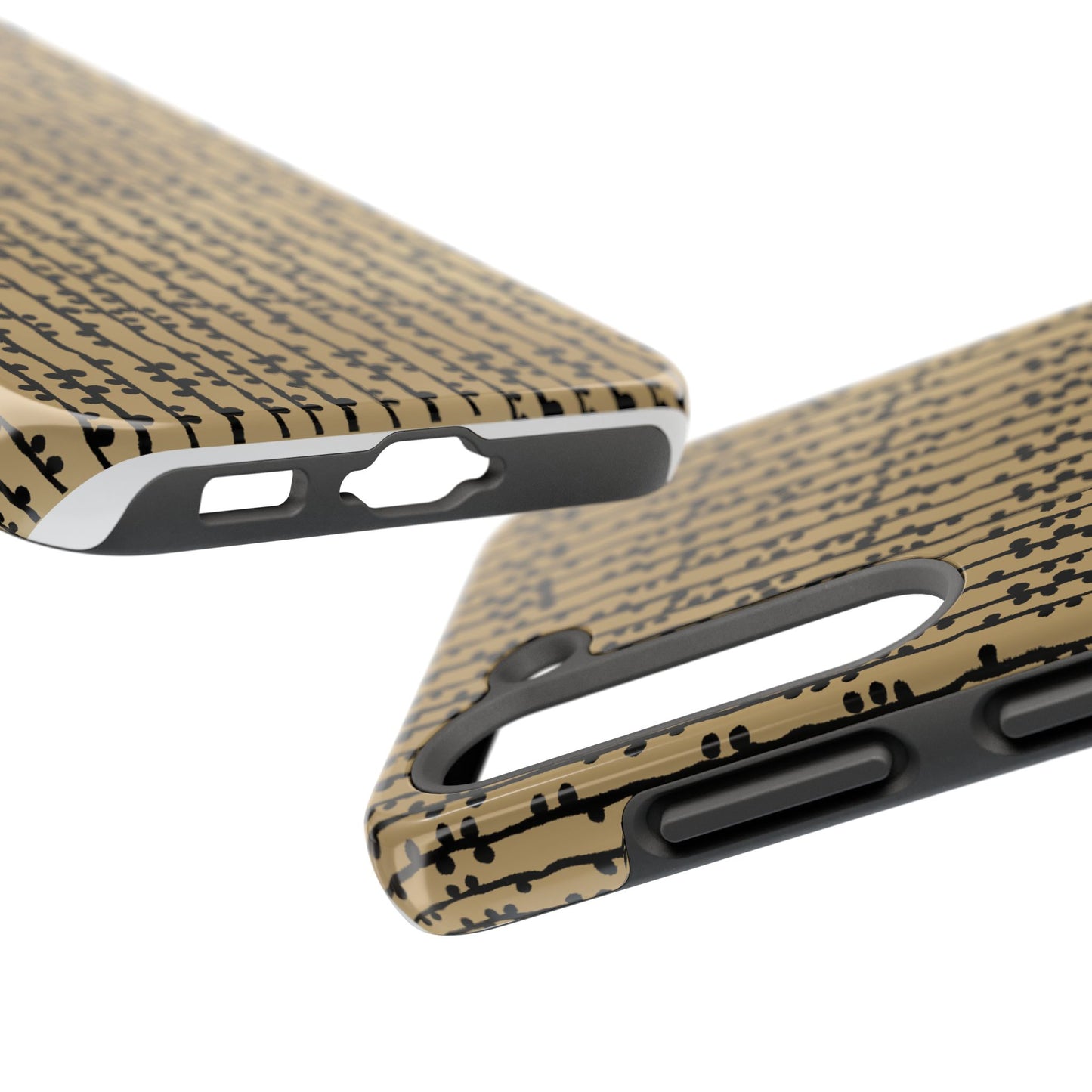 Loopy Stripe Tan Phone Case