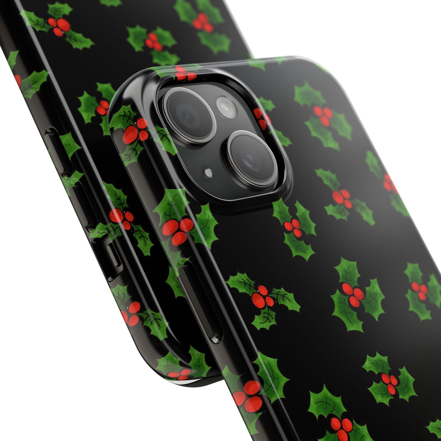 Lotsa Holly Black Phone Case