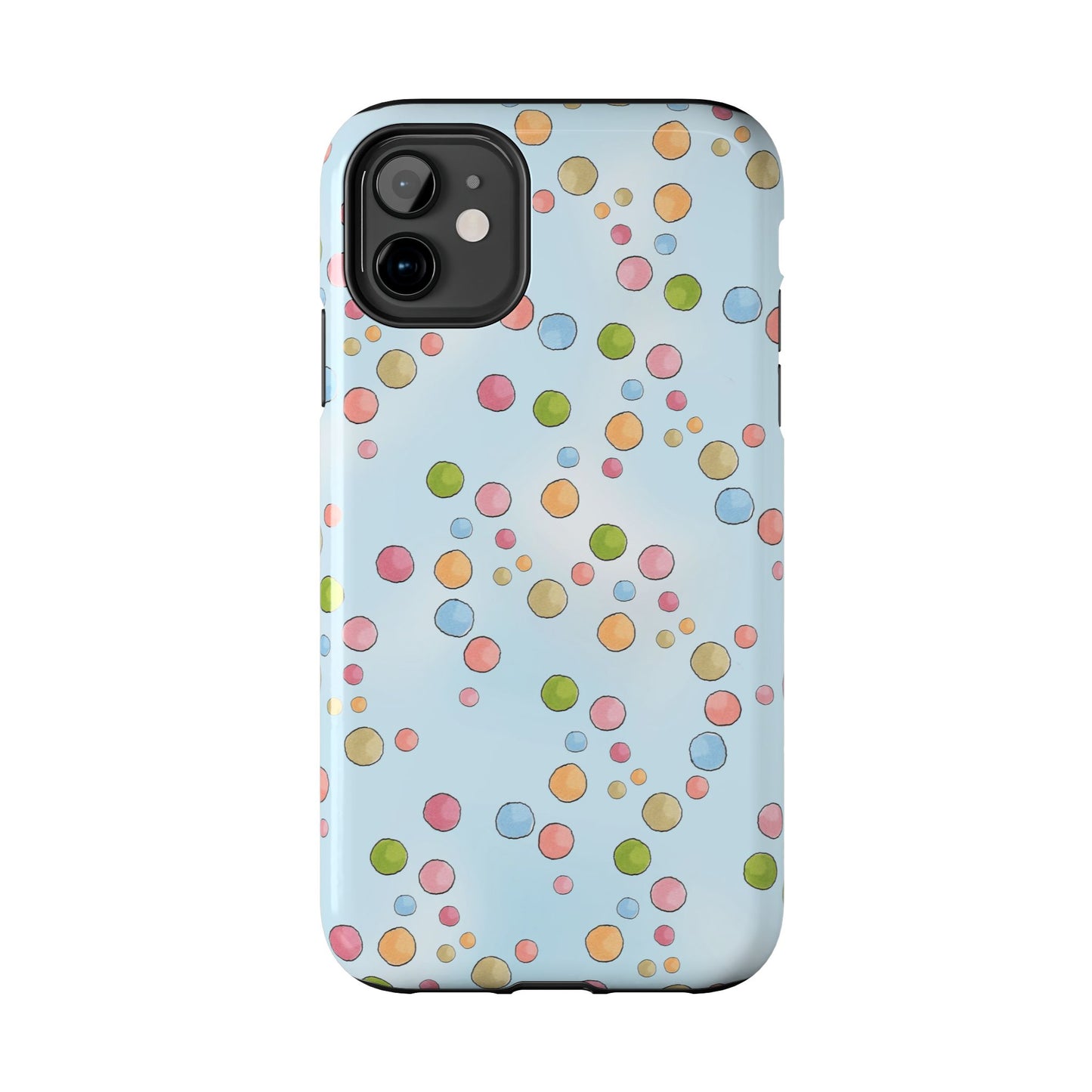 Clown Dots Blue Sky Phone Case