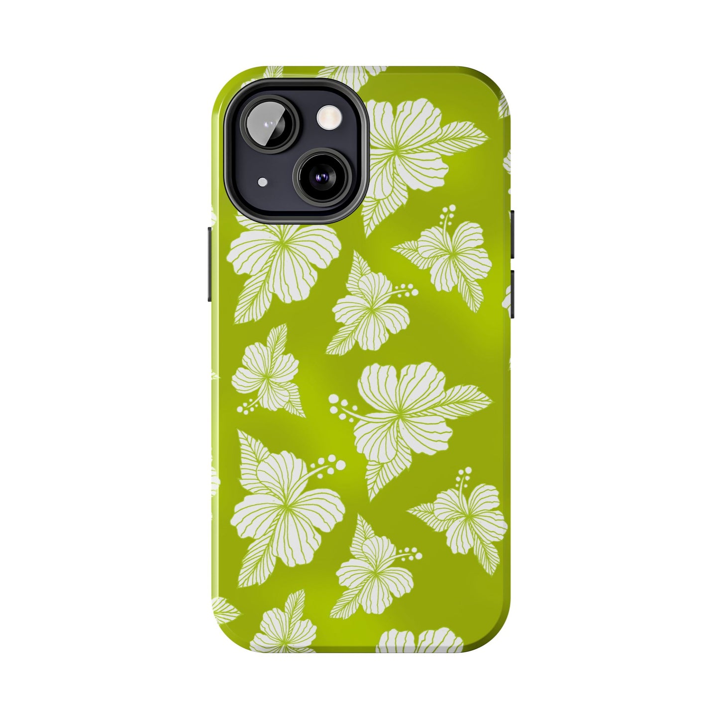 Hibiscus Green Phone Case