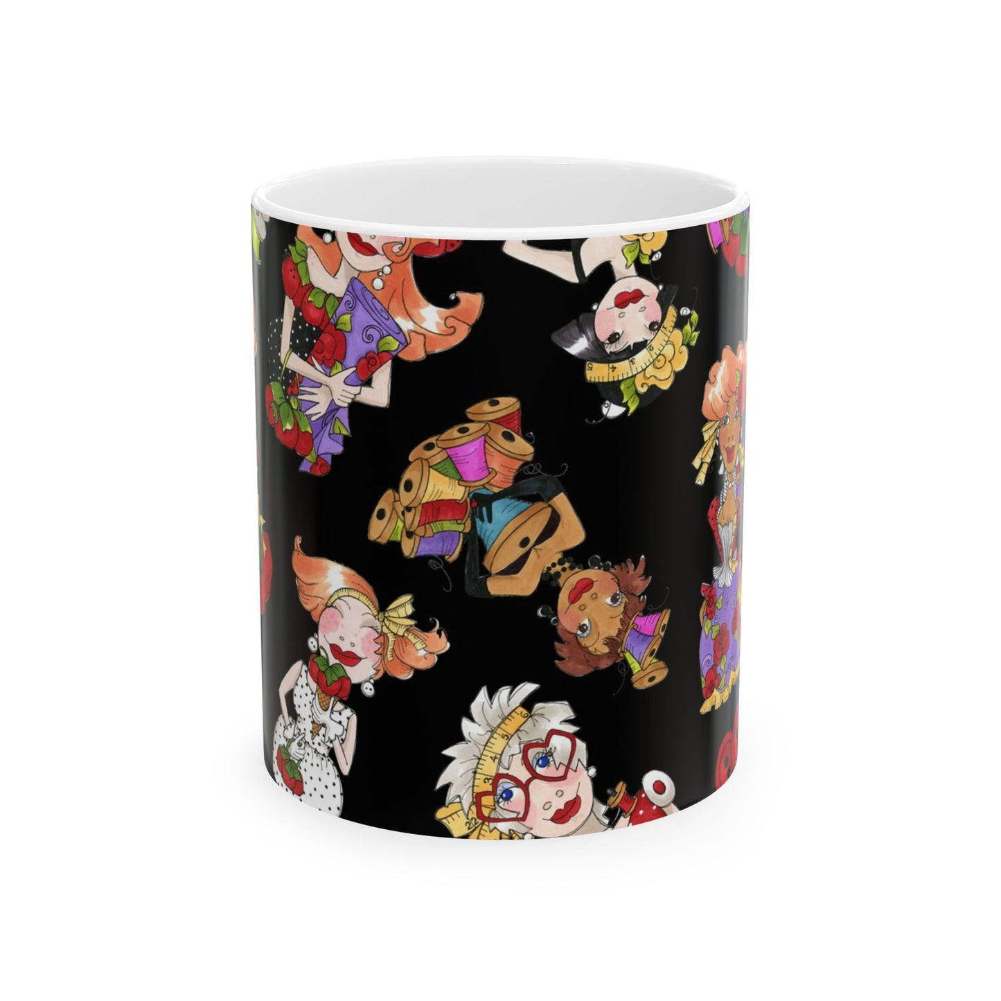 Curious Toss Black Cup