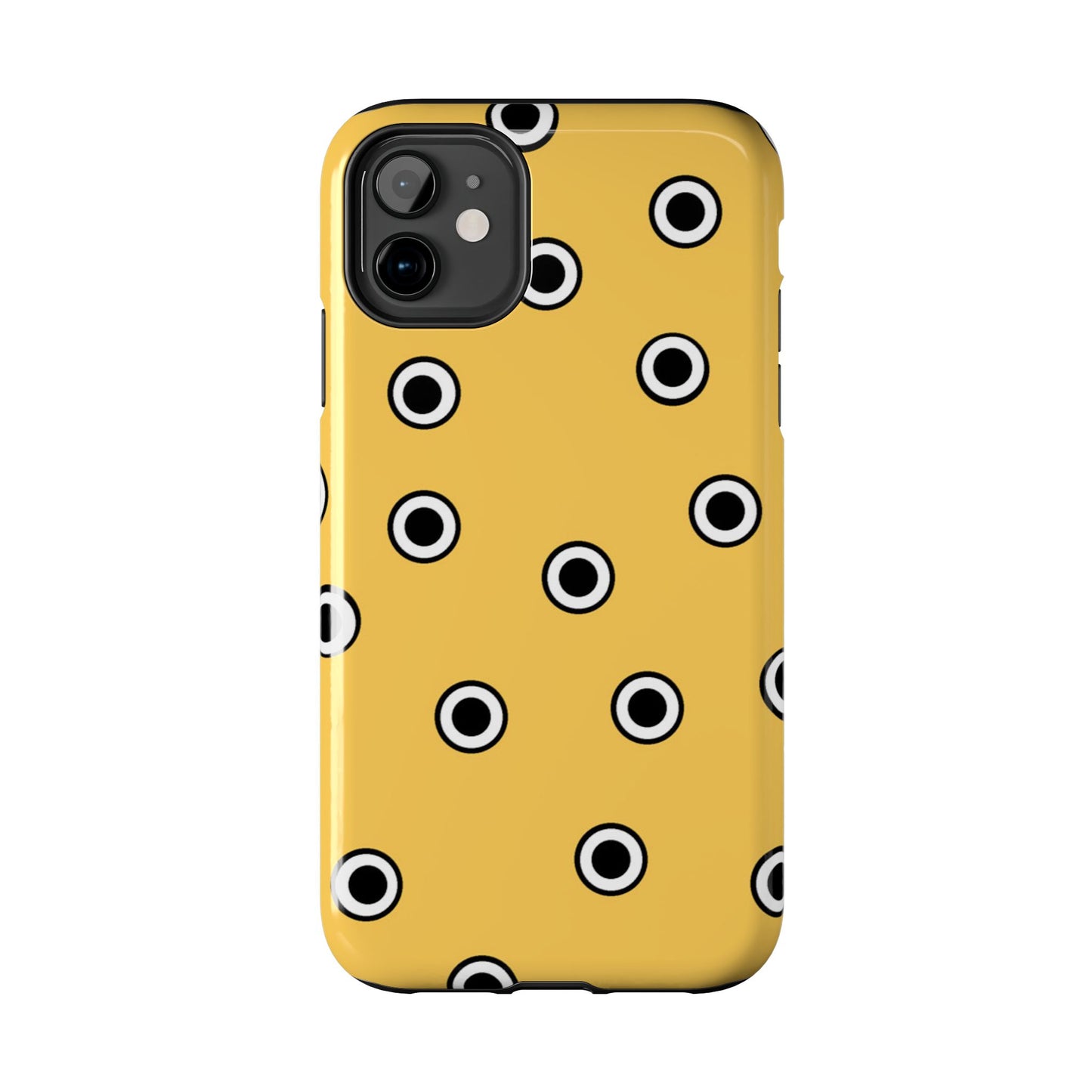 CD Dots Yellow / Black Phone Case