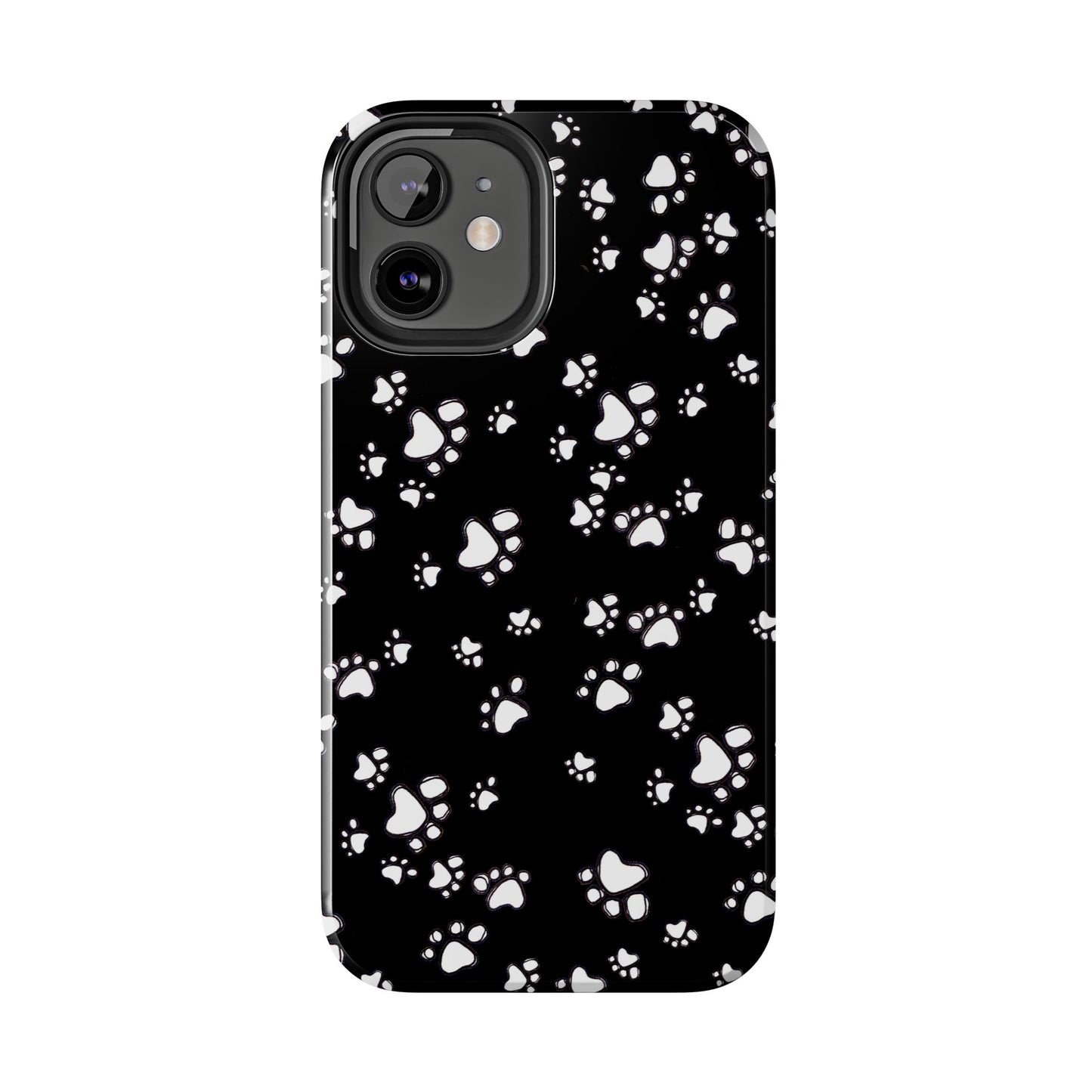 Paw Flakes Black Phone Case