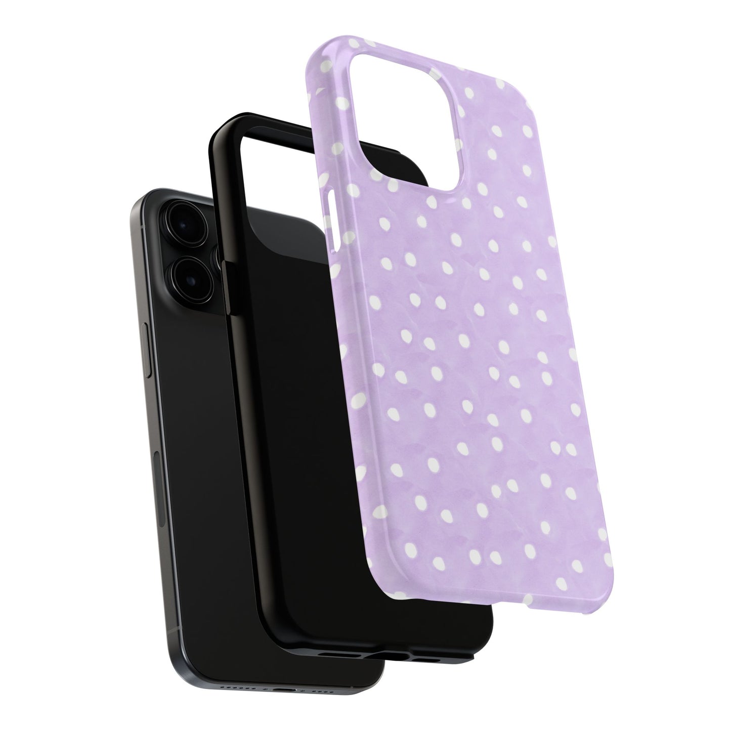 Space Dots Lilac / White Phone Case