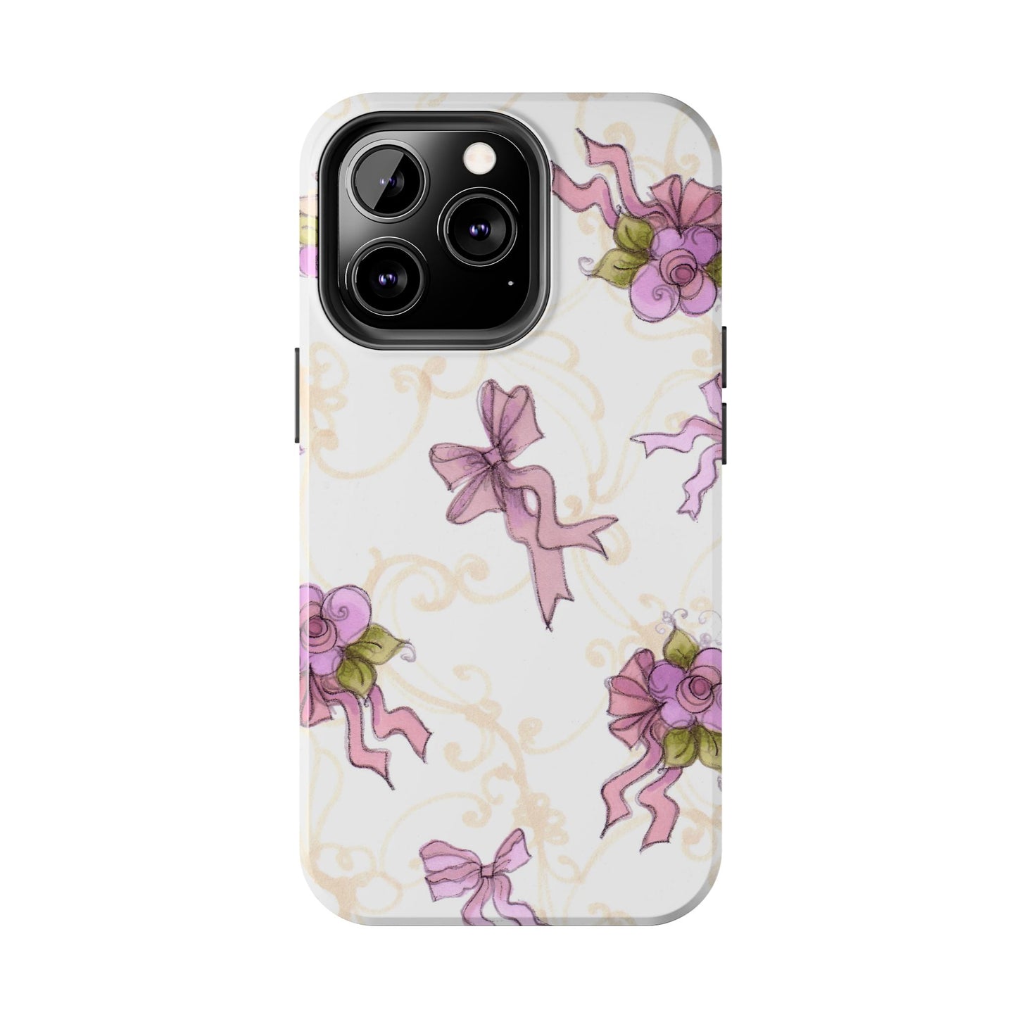 Flower Model Bow Flowers Phone Case