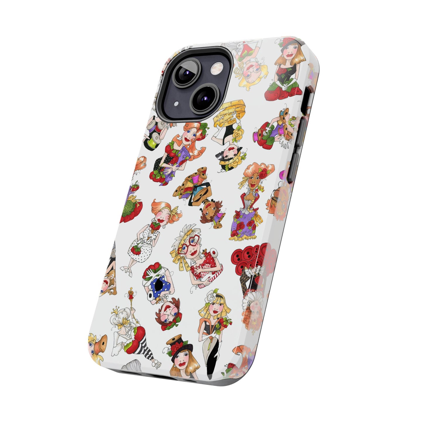 Curious Toss White Phone Case