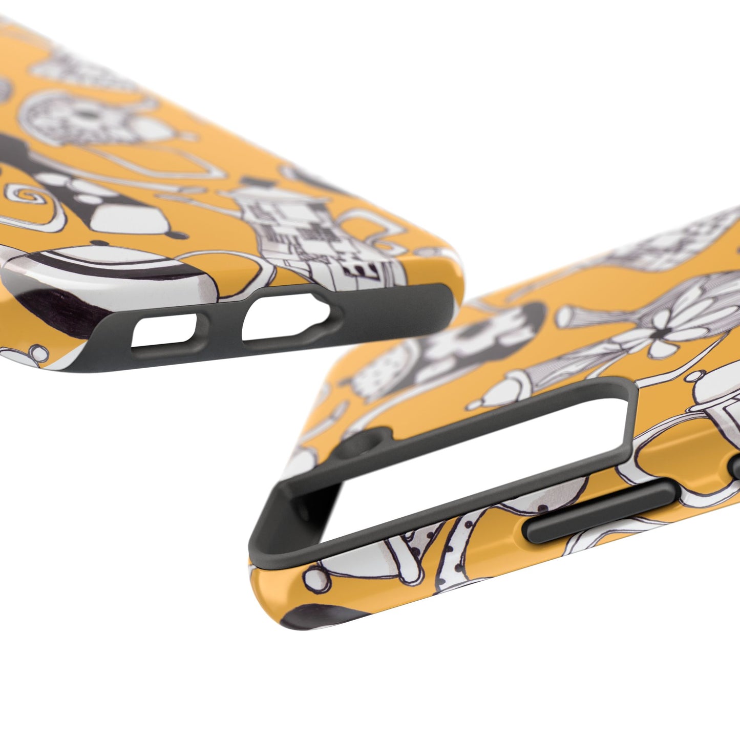 Fancy Pots Yellow Phone Case