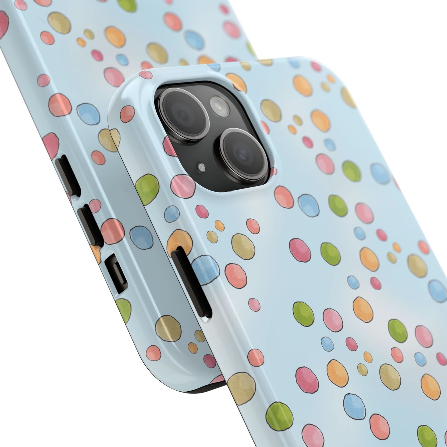 Clown Dots Blue Sky Phone Case