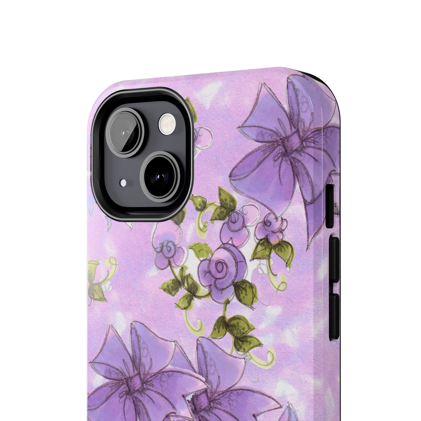 Bows & Flowers Purple Phone Case