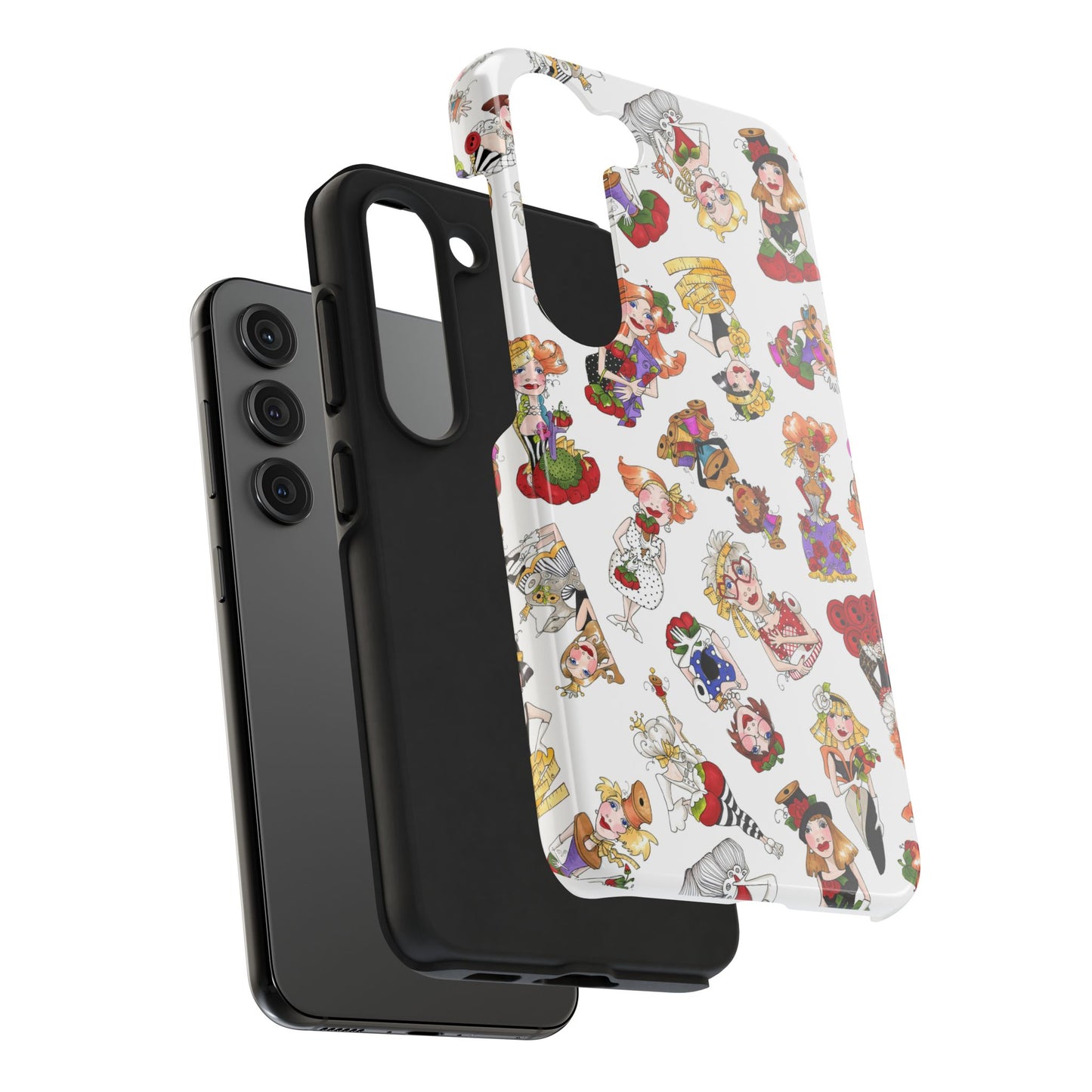 Curious Toss White Phone Case
