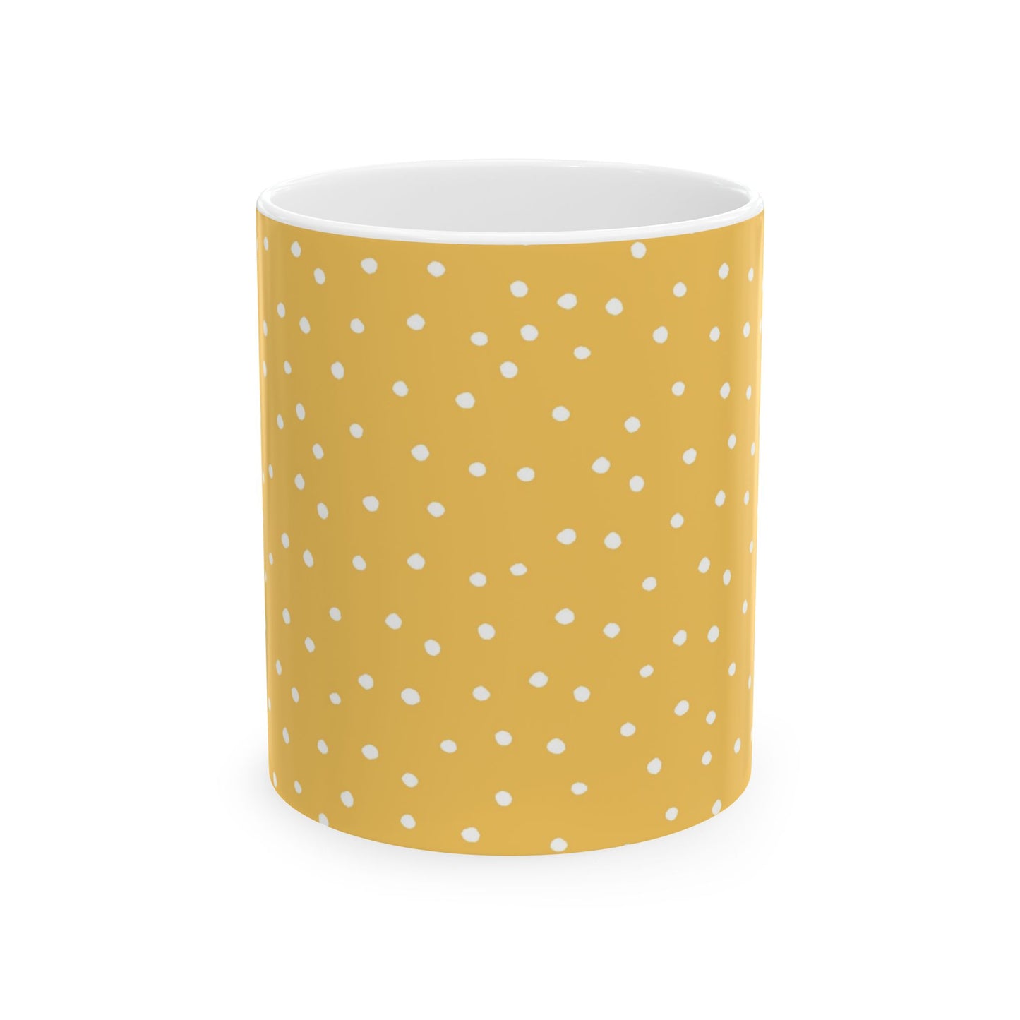 Dinky Dots Yellow / White Cup