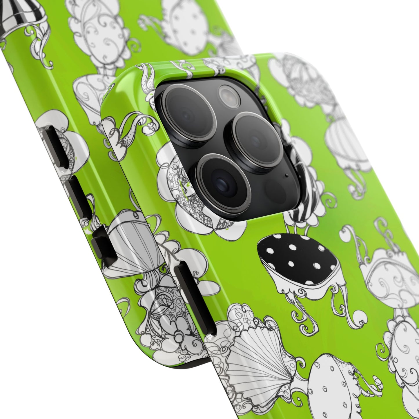 Bistro Chairs Lime Phone Case