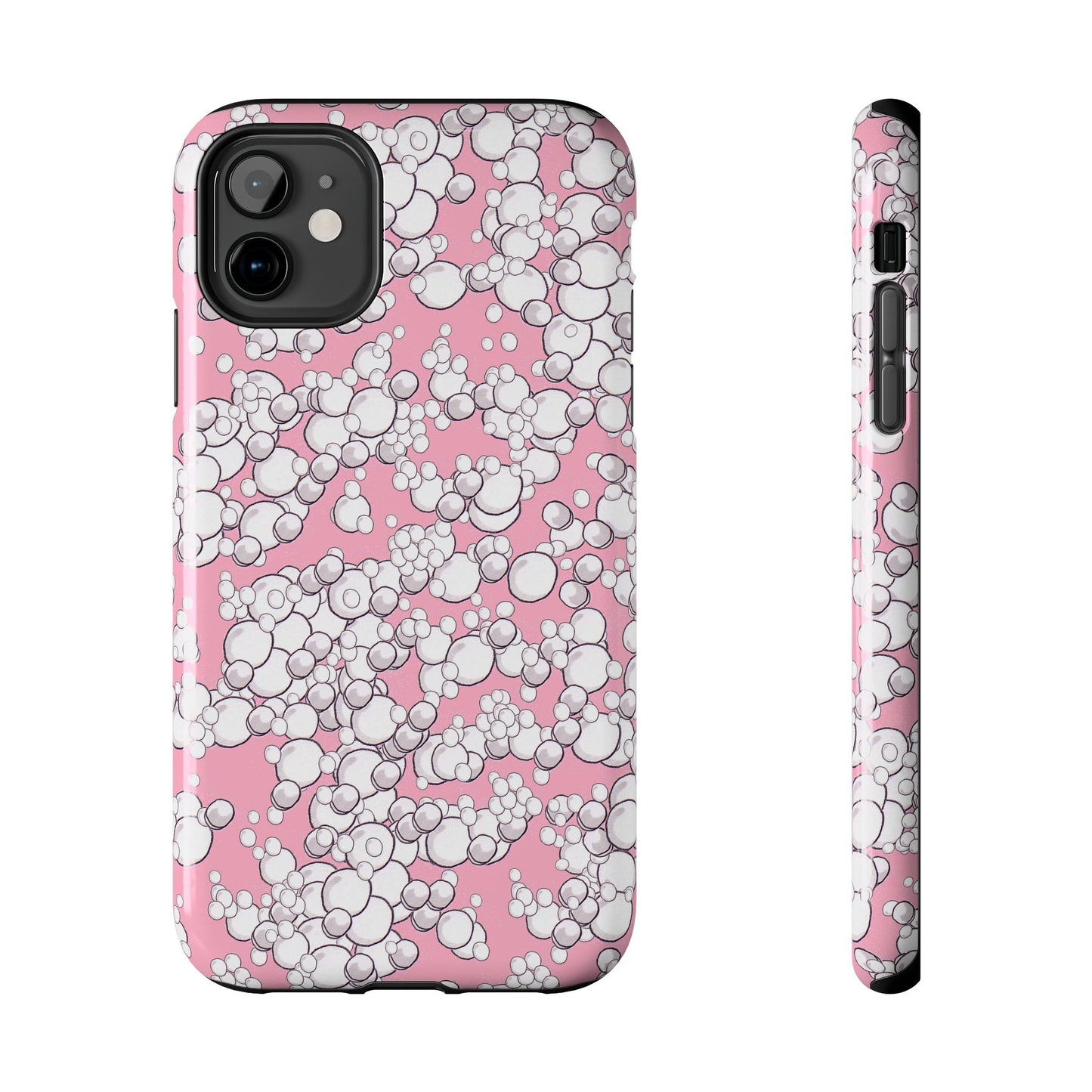 Bubble Dots Pink Phone Case
