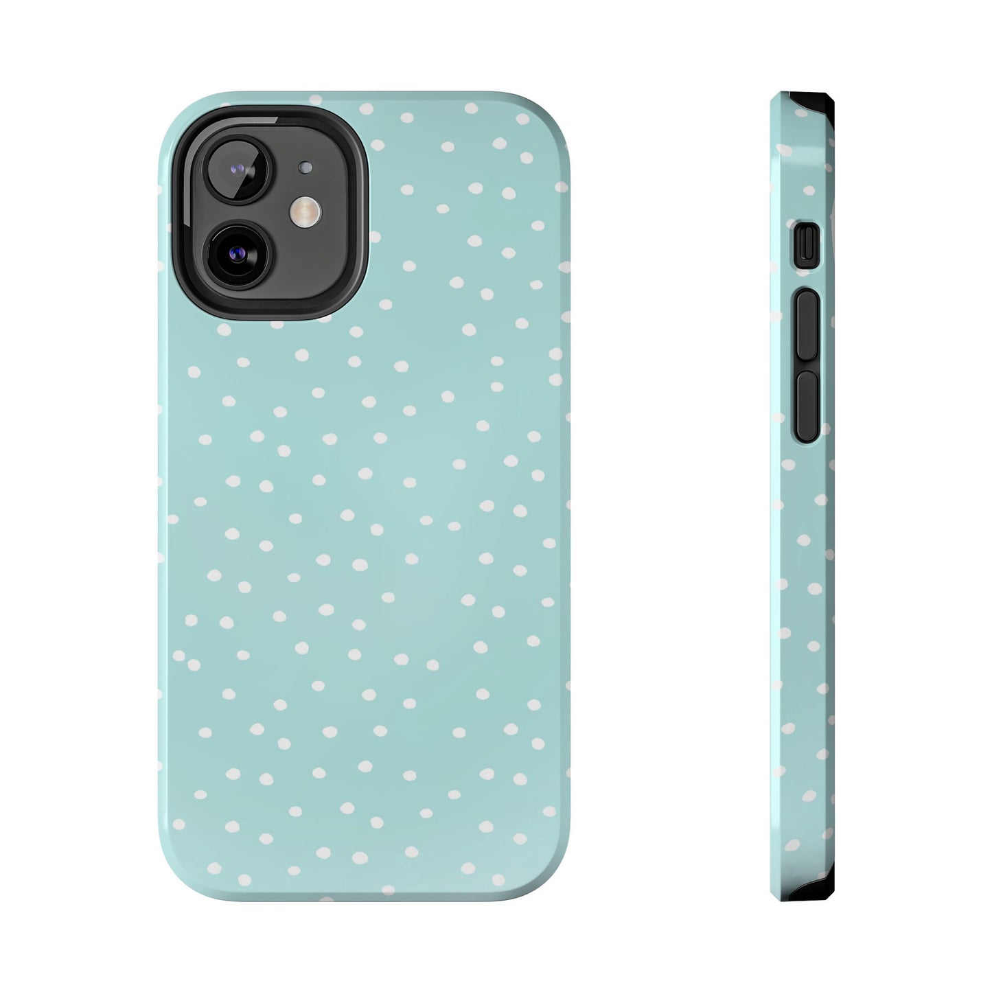 Petite Dots Seafoam / White Phone Case