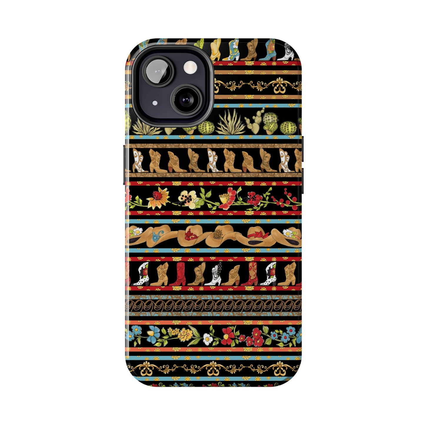 Whoa Borders Black Phone Case