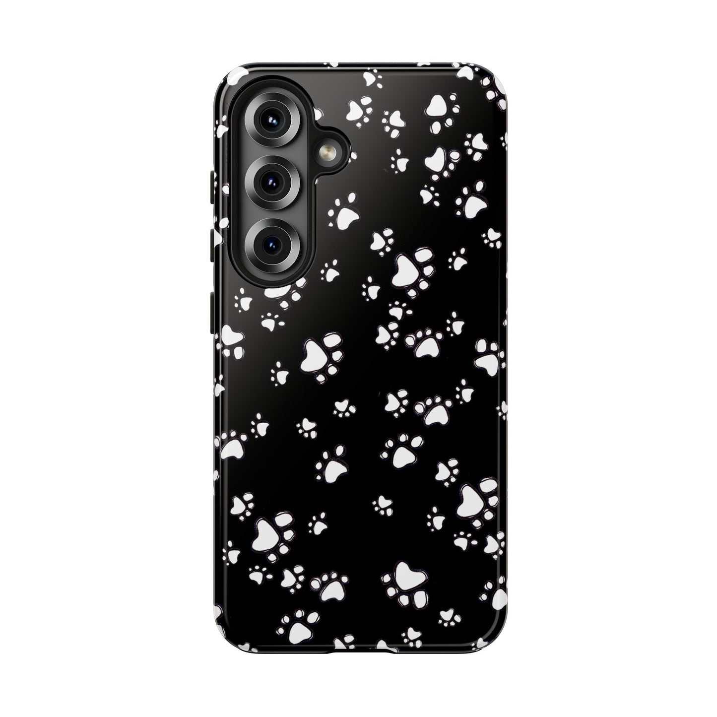 Paw Flakes Black Phone Case