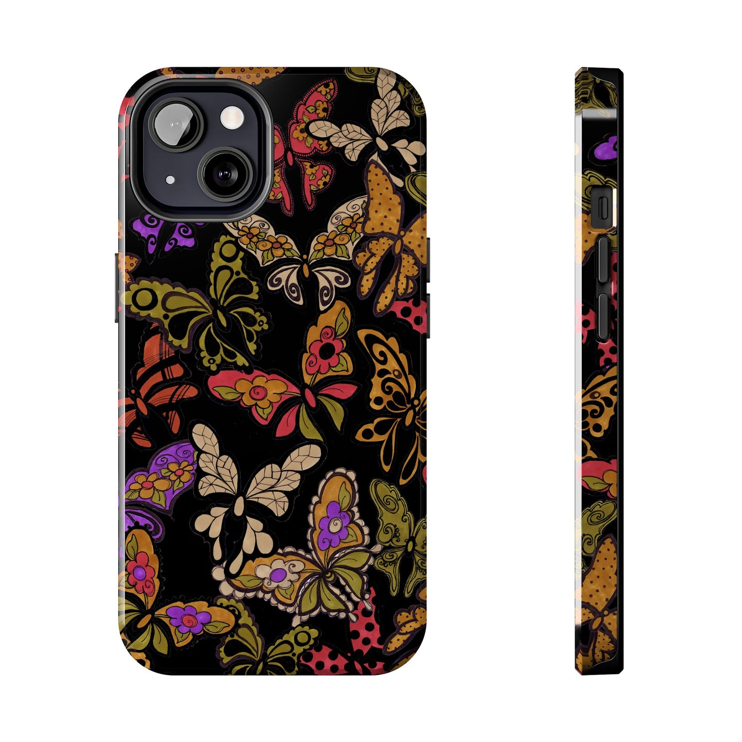 Flighty Black Phone Case