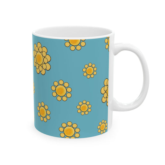 Bandana Dots Turquoise Cup