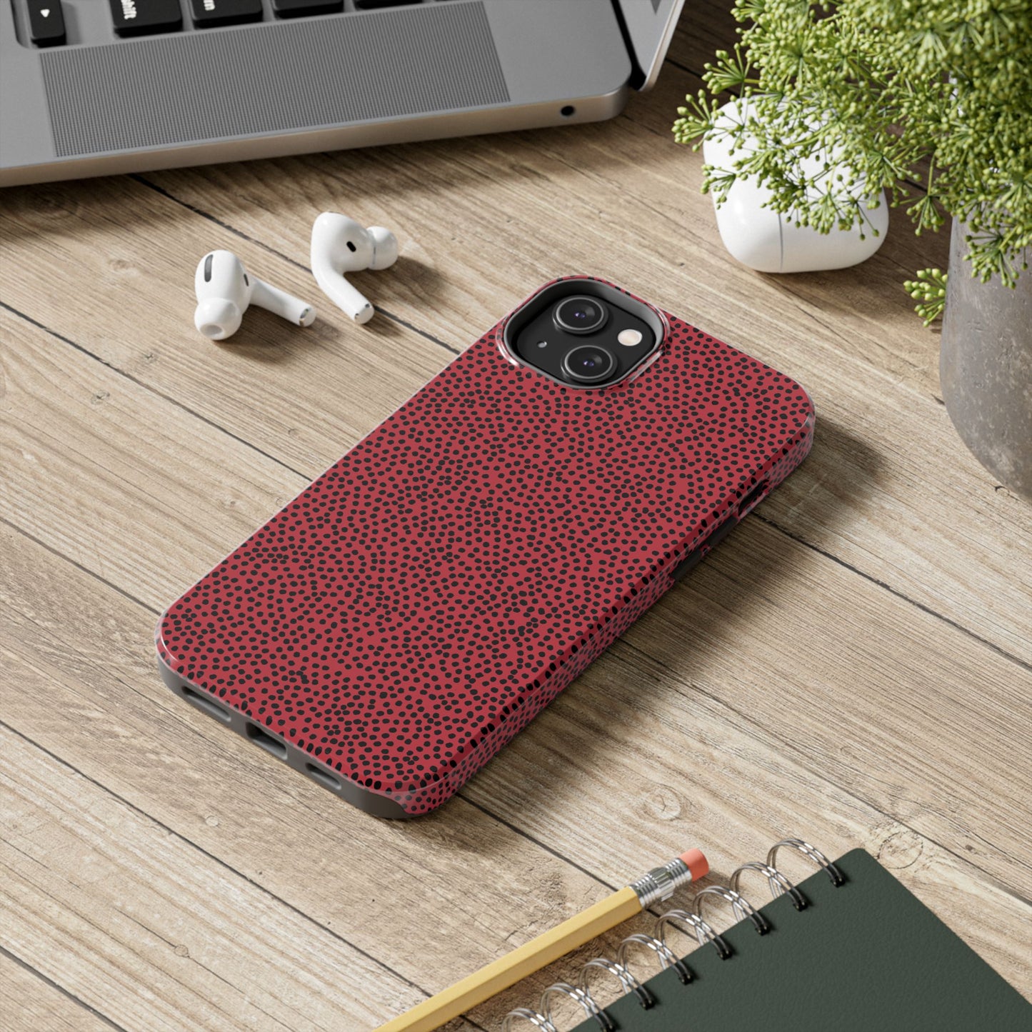 Gypsy Dots Red / Black Phone Case