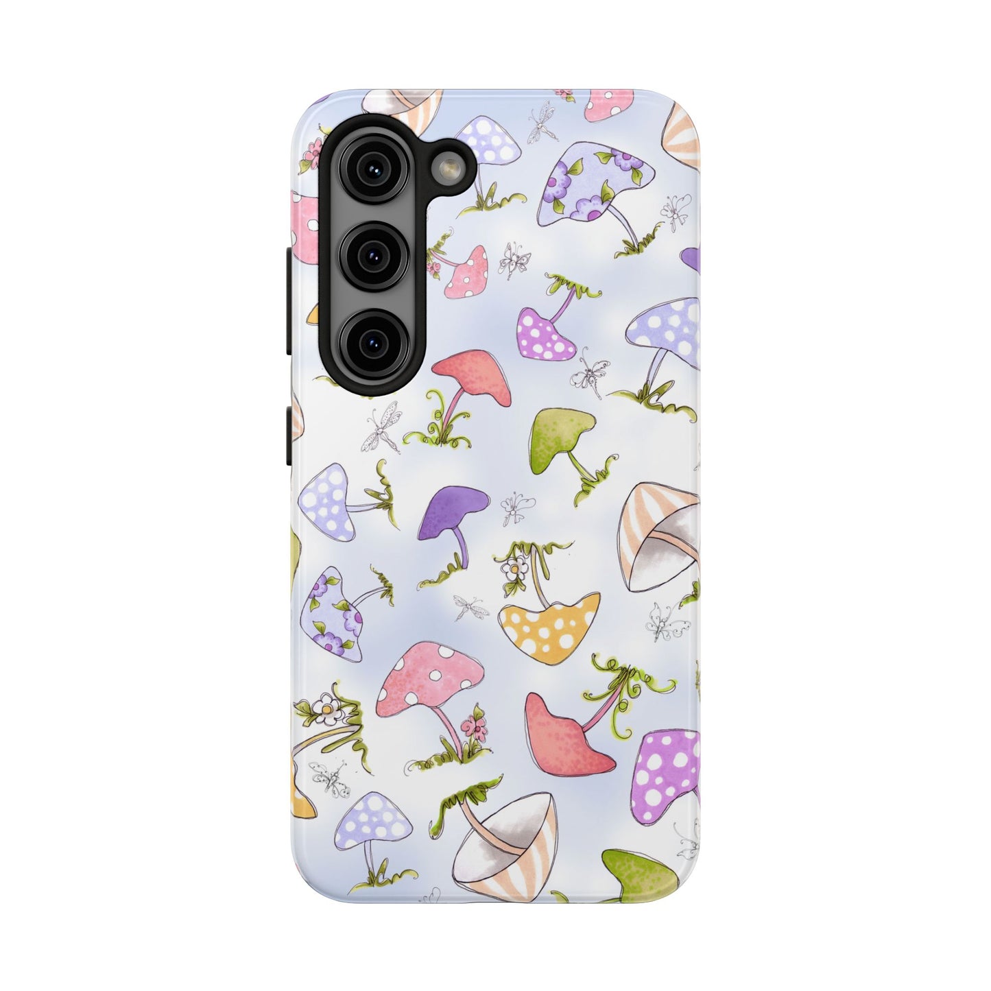 Mushroom Toss Blue Phone Case