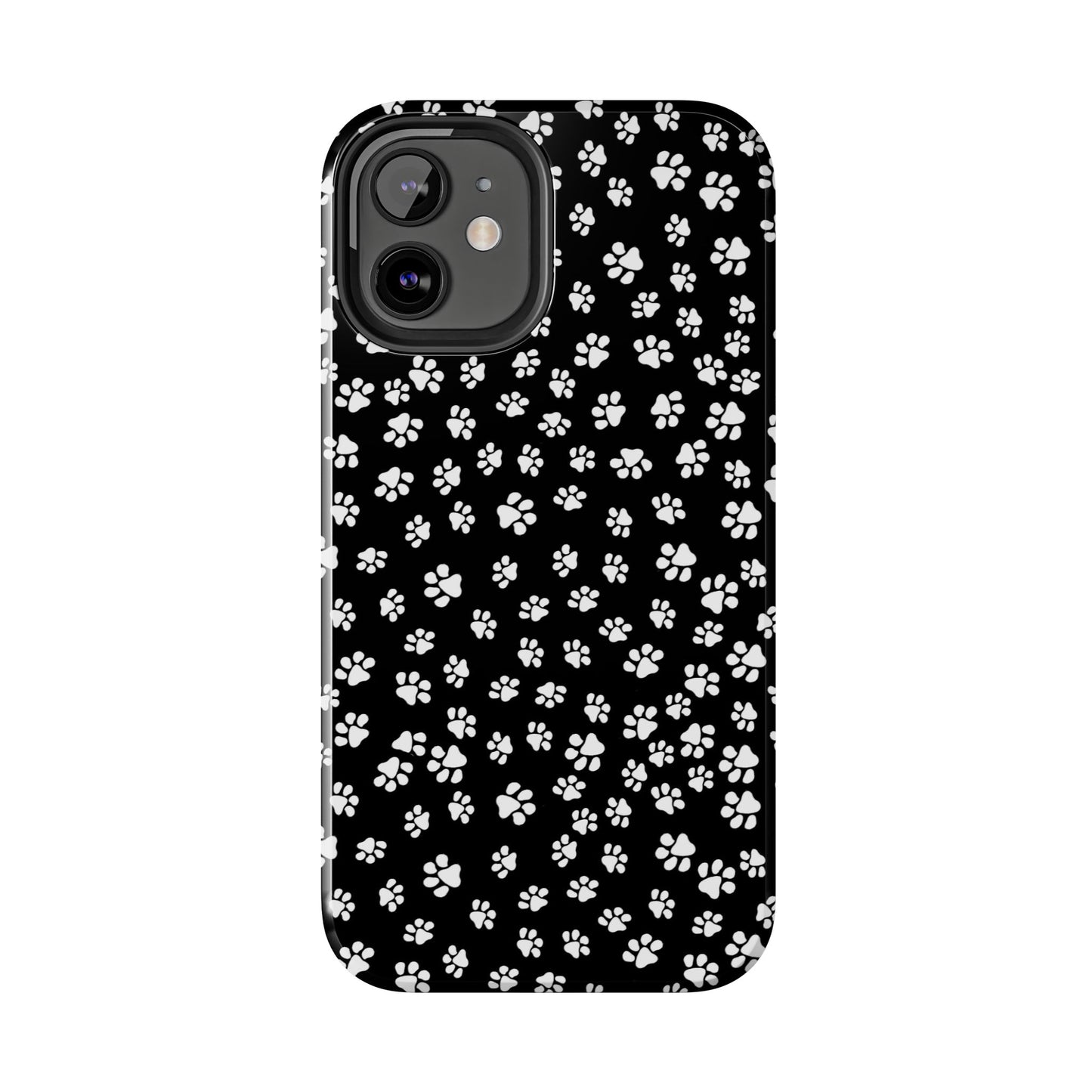 Little Paws Black / White Phone Case
