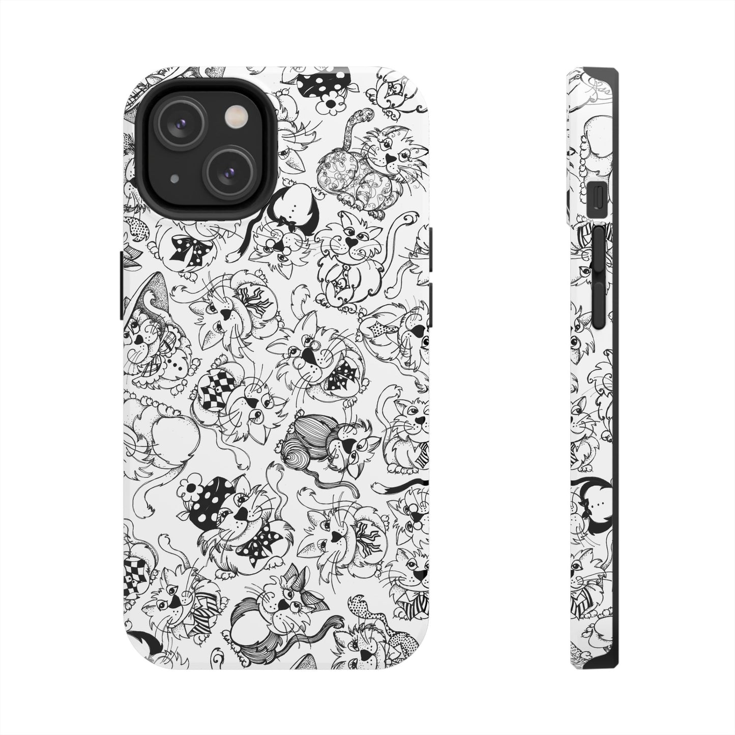 So Kitties Tossed White Phone Case