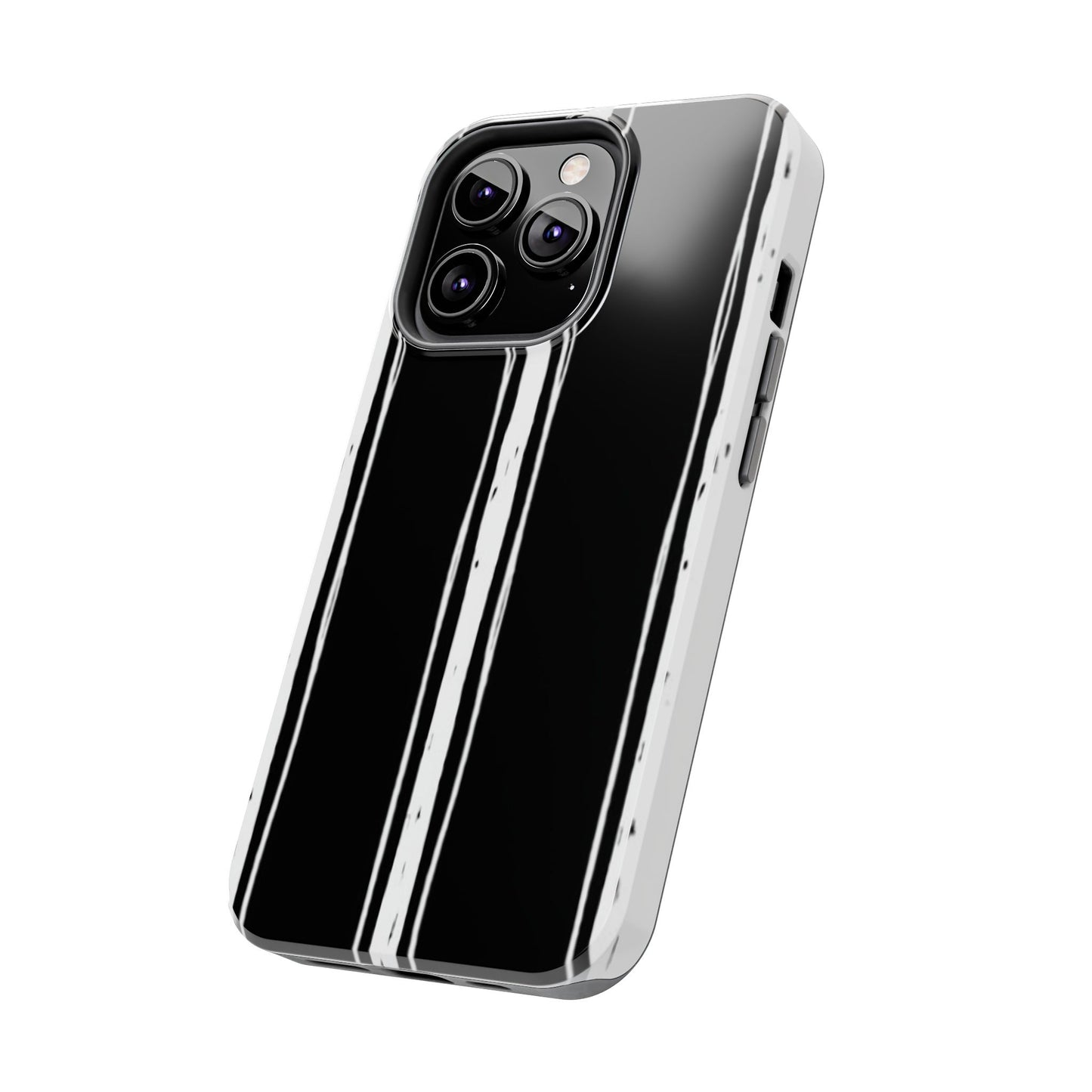 Black / White Stripe Phone Case