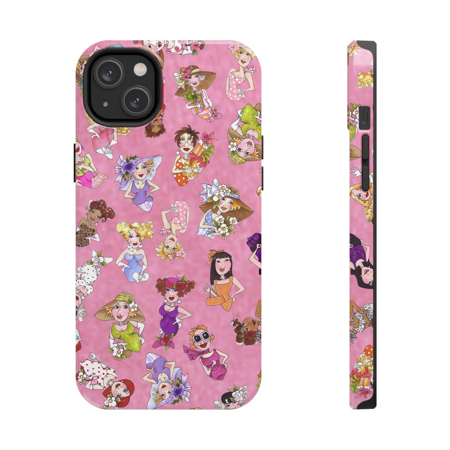 Fast Women Tossed Pink Phone Case