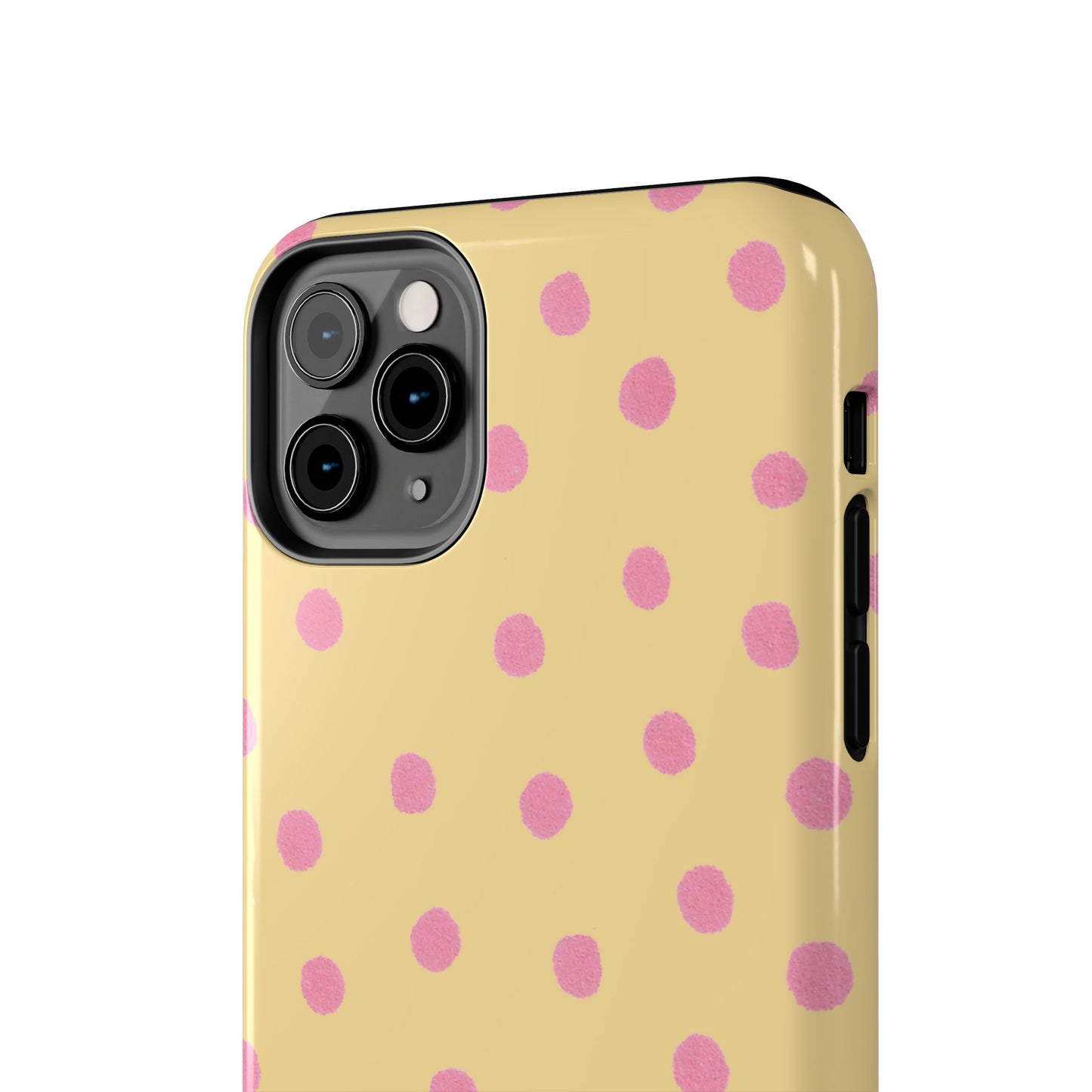 Medium Dots Sunshine / Pink Phone Case