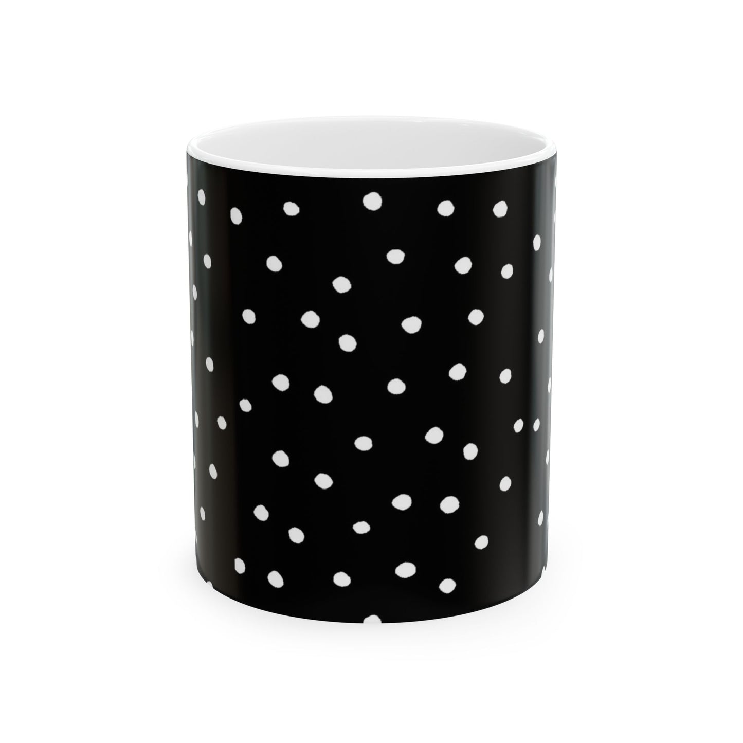 Dinky Dots Black / White Cup