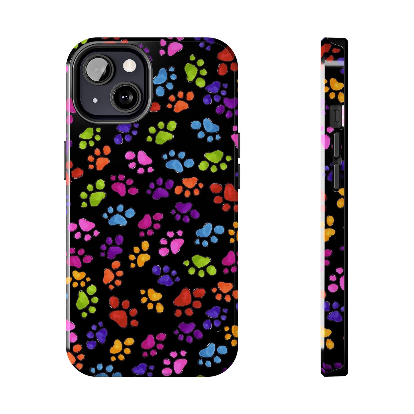 Fancy Paws Black Phone Case
