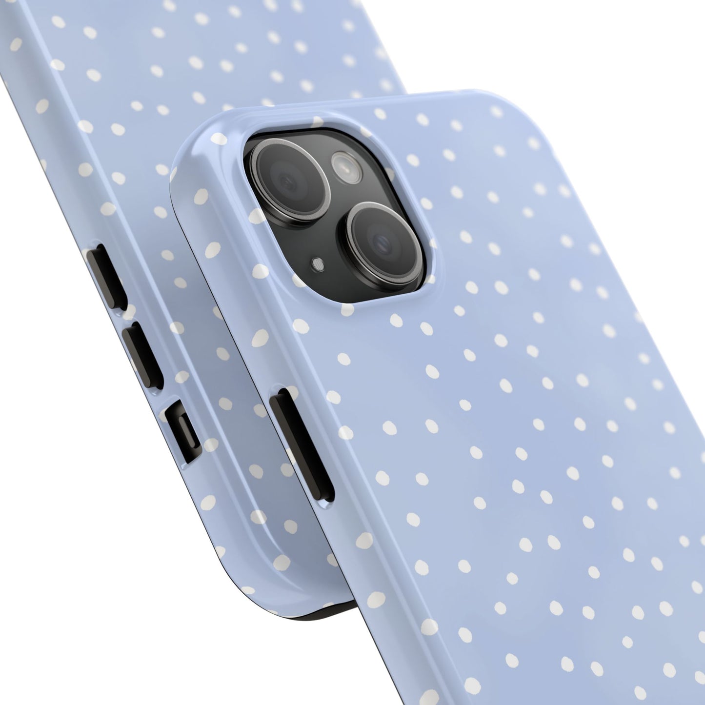 Petite Dots Blue / White Phone Case