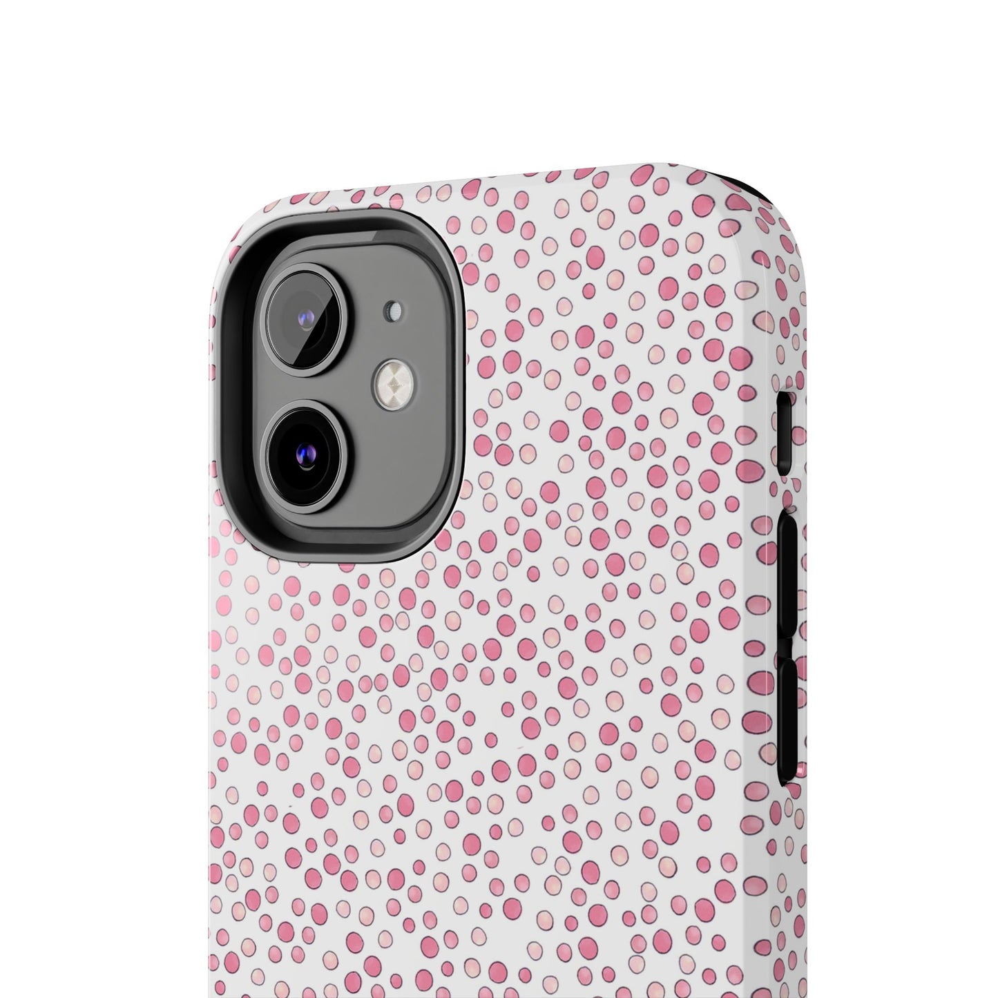 Water Spot Pink / White Phone Case