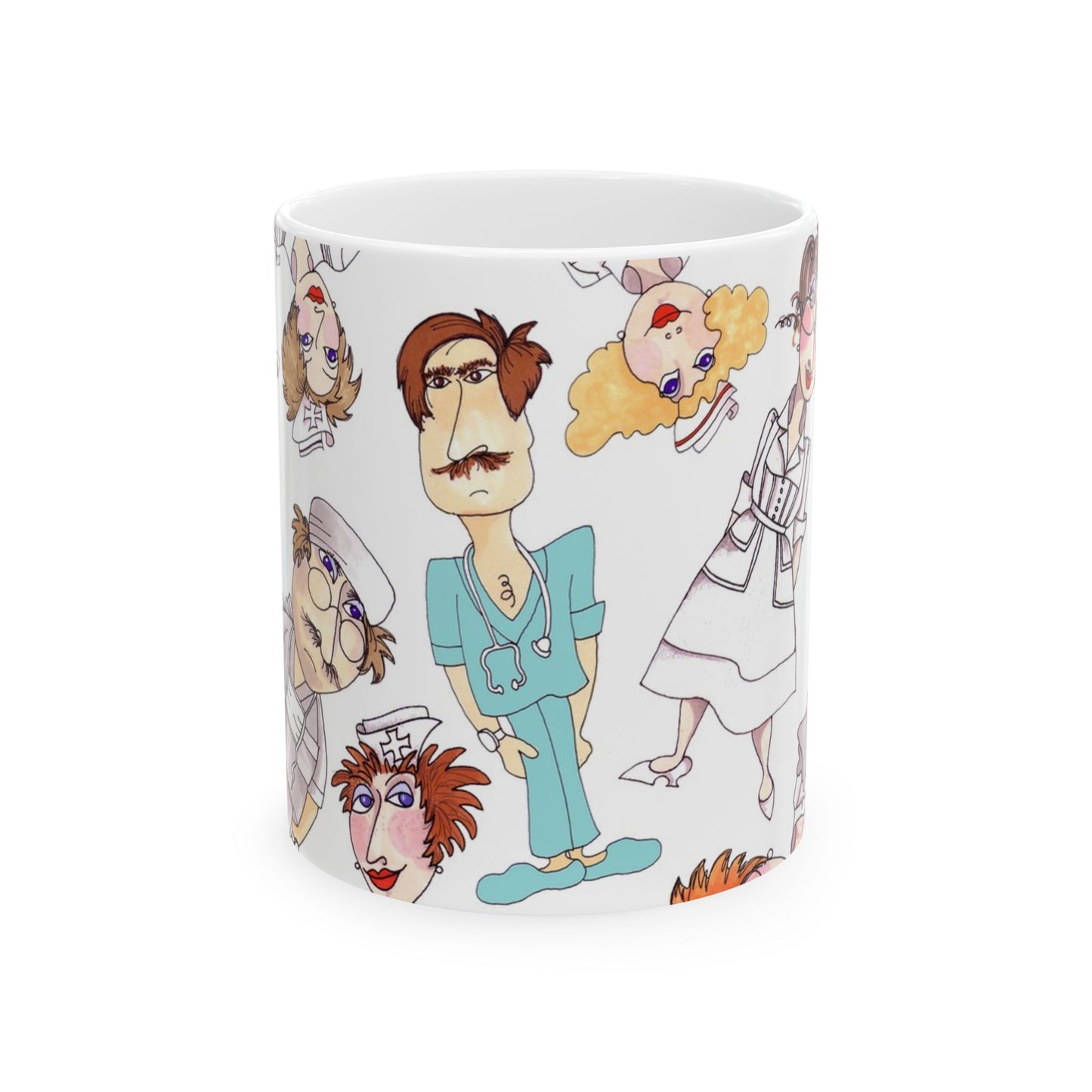 Happy Staff White Cup