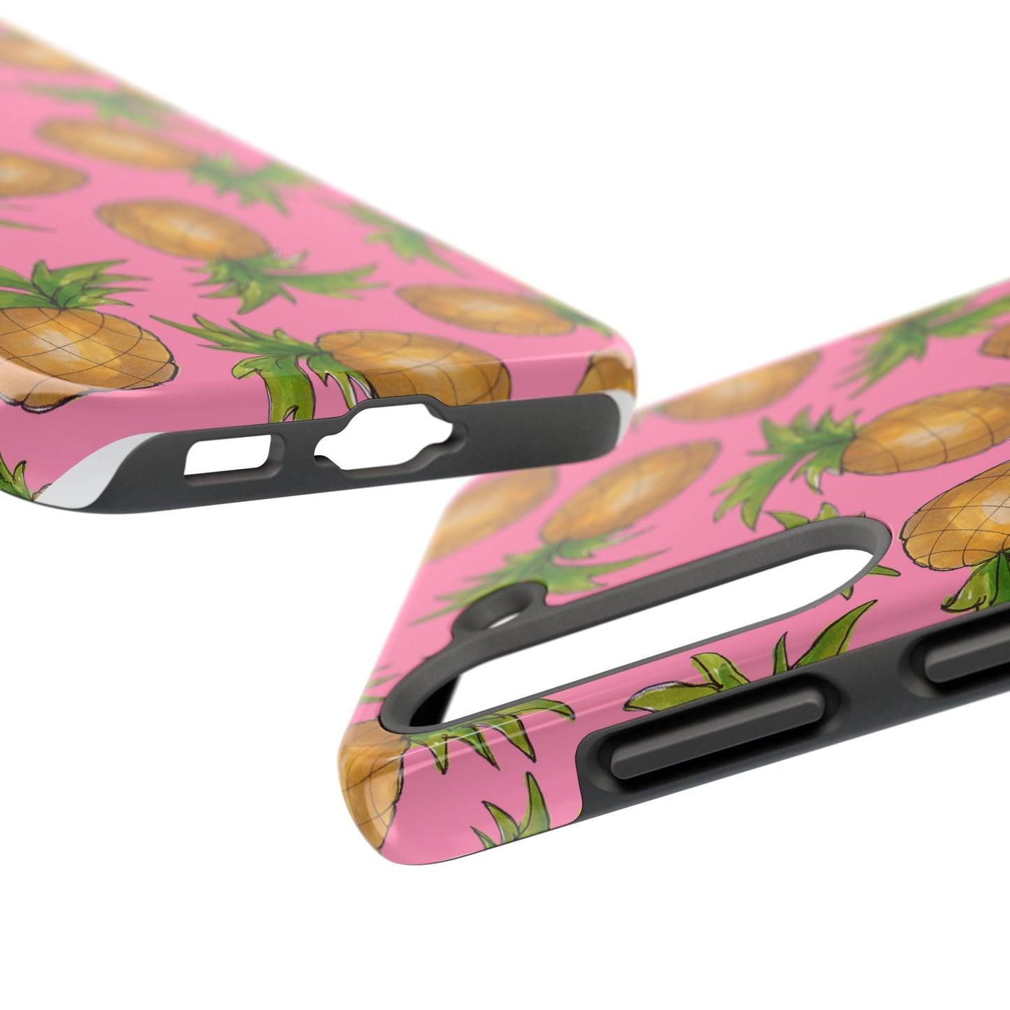 Pineapple Toss Pink Phone Case