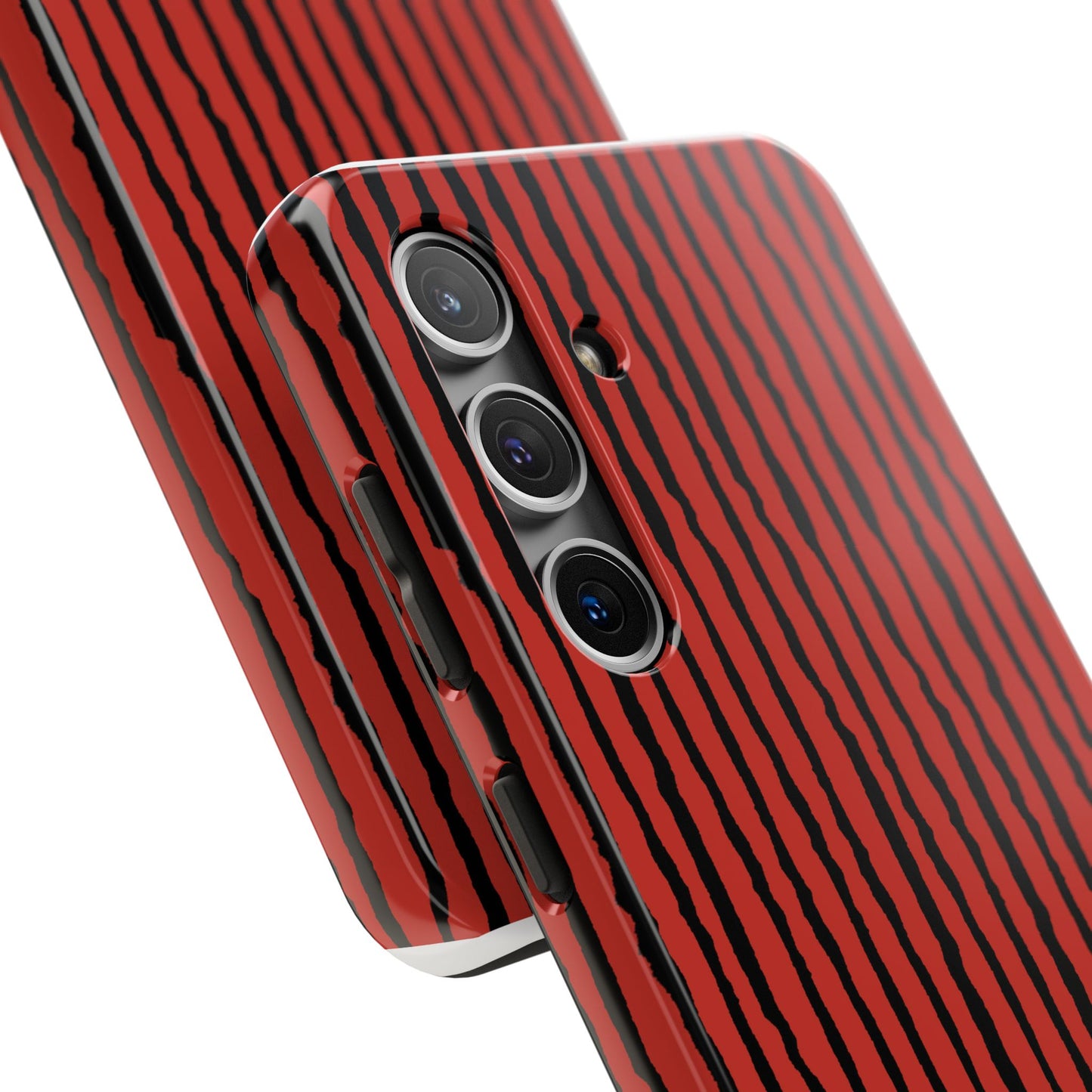 Sorta Stripe Red / Black Phone Case