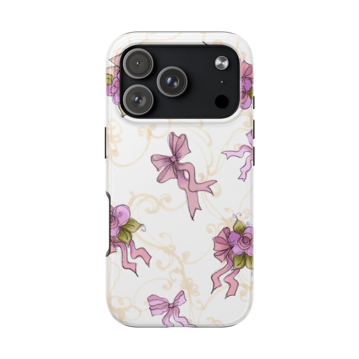 Flower Model Bow Flowers Phone Case