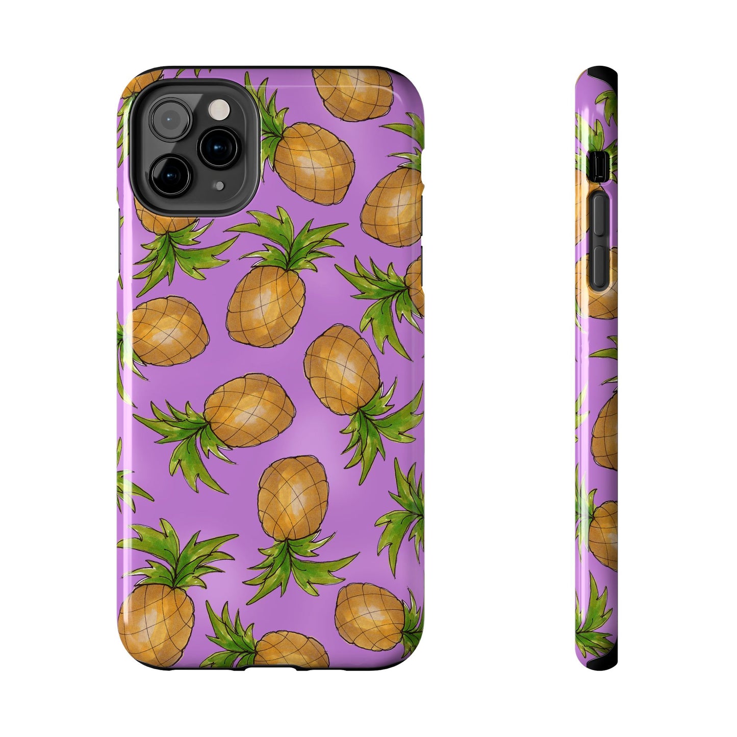Pineapple Toss Lilac Phone Case