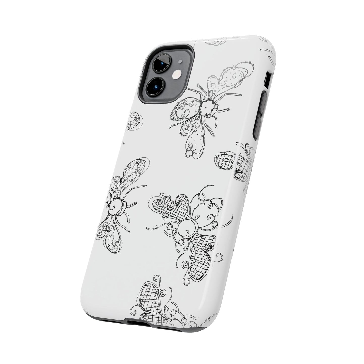 Busy Bees White Phone Case