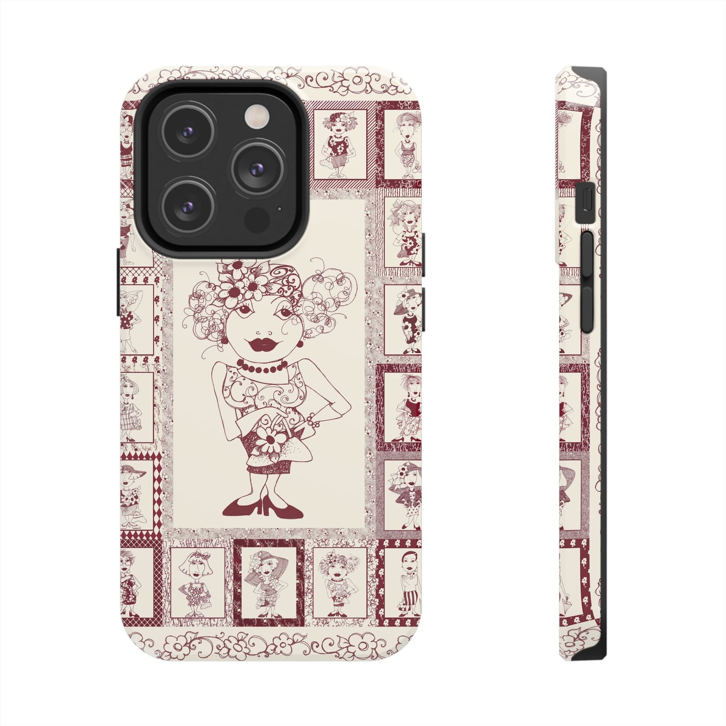 Redheads Portrait Phone Case