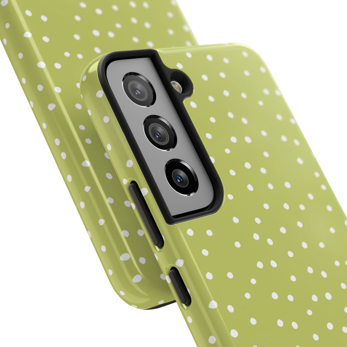 Dinky Dots Green / White Phone Case