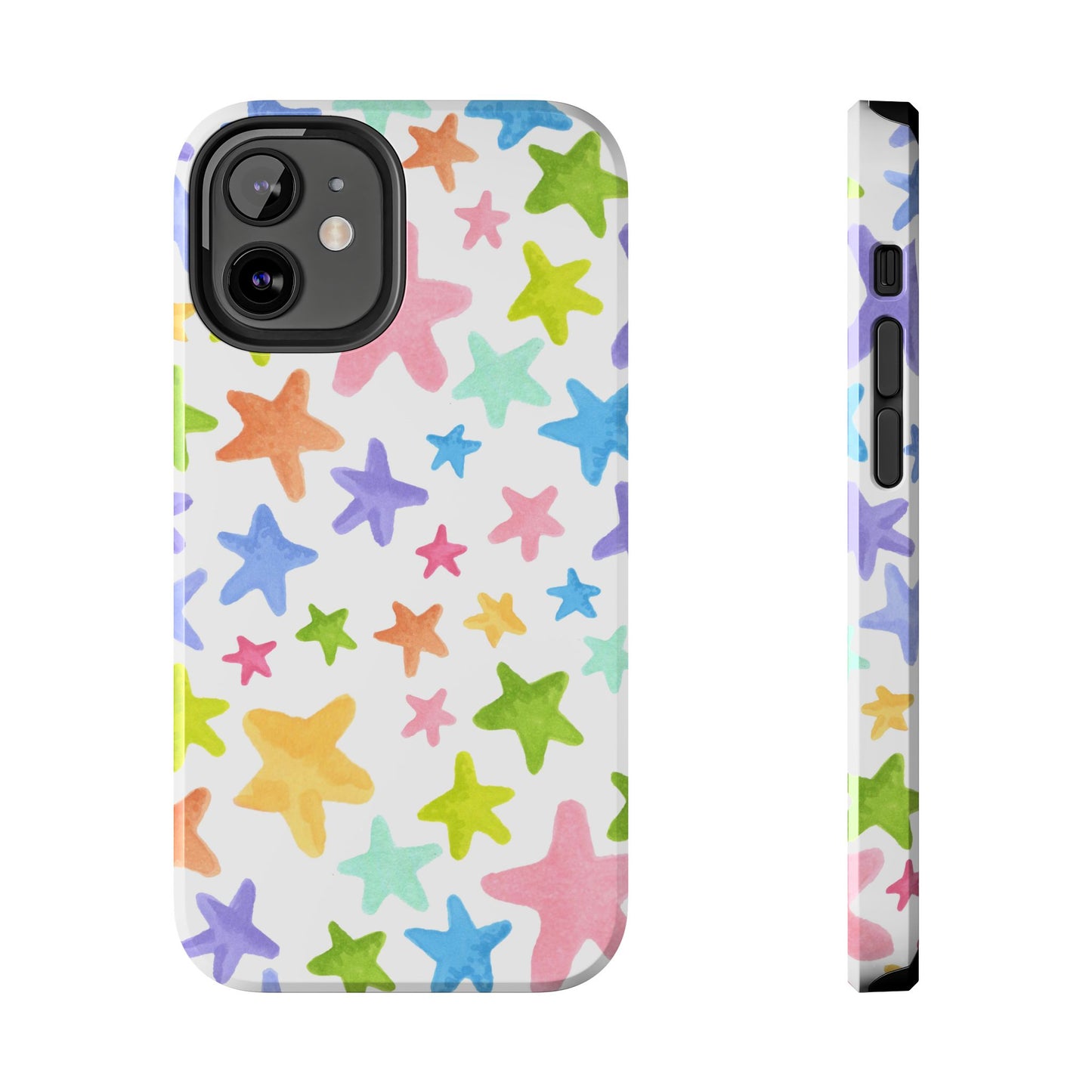 Happy Stars White Phone Case