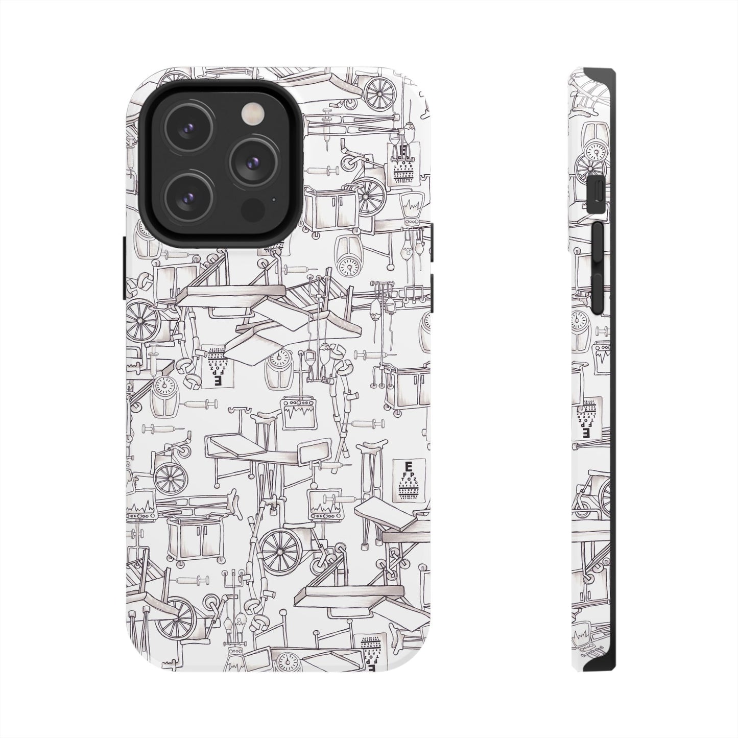 Essentials White / White Phone Case