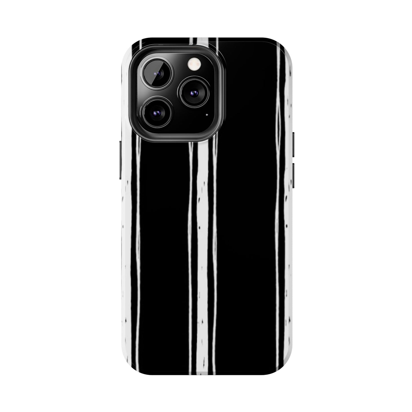 Black / White Stripe Phone Case