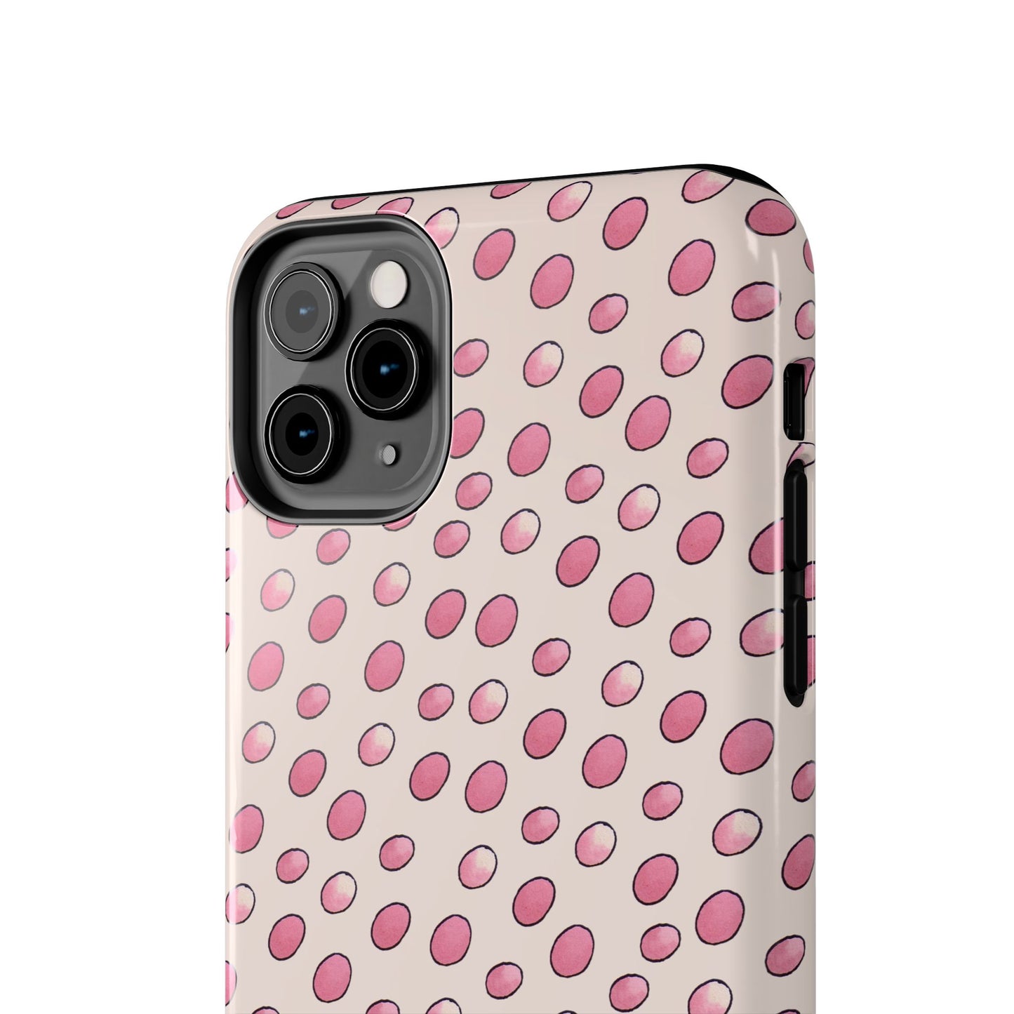 Egg Dots Vanilla / Pink Phone Case