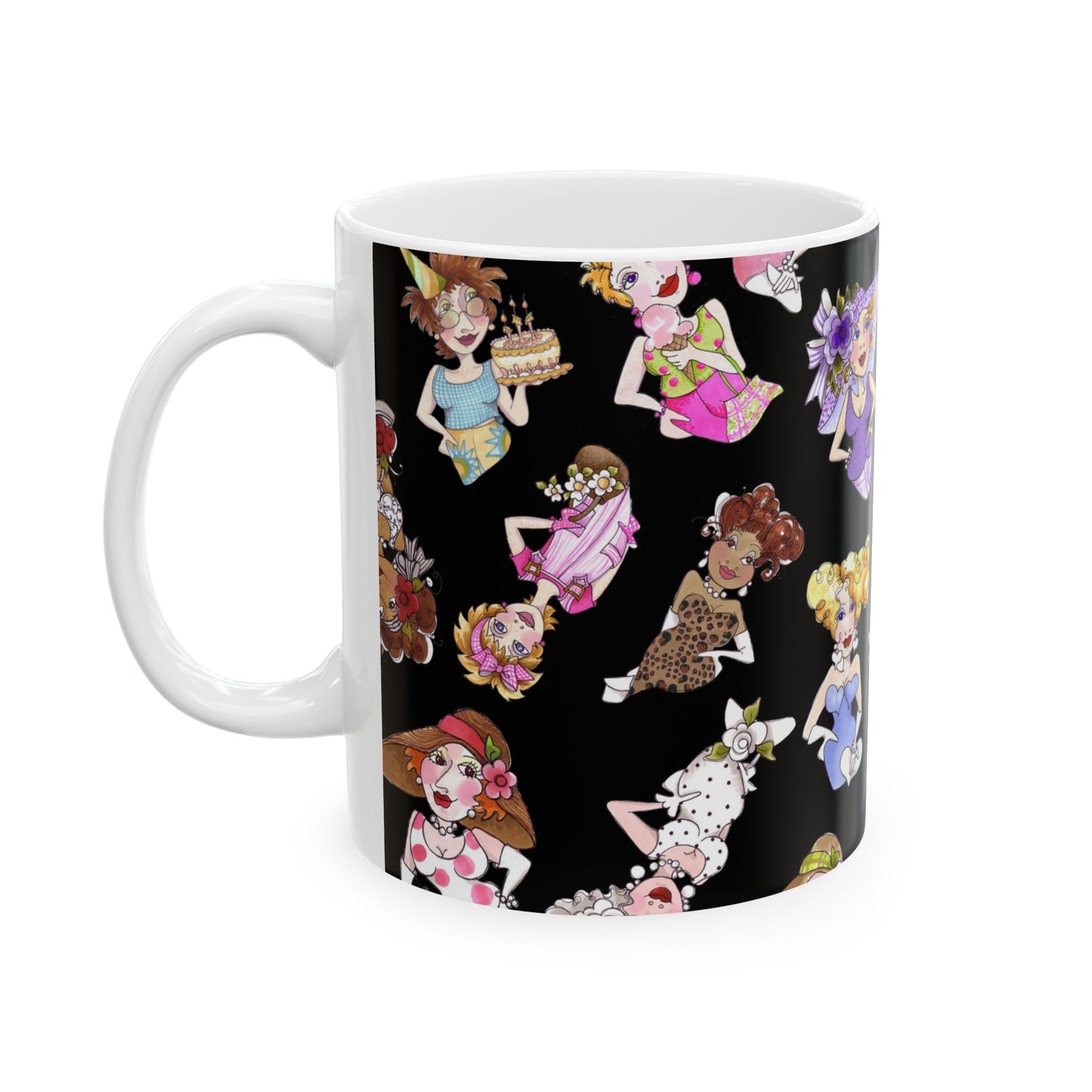 Fast Women Tossed Black Cup