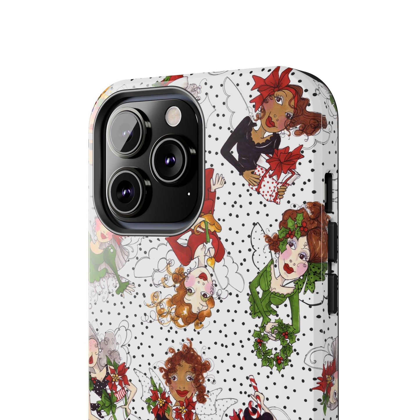 Fairy Toss White / Black Phone Case